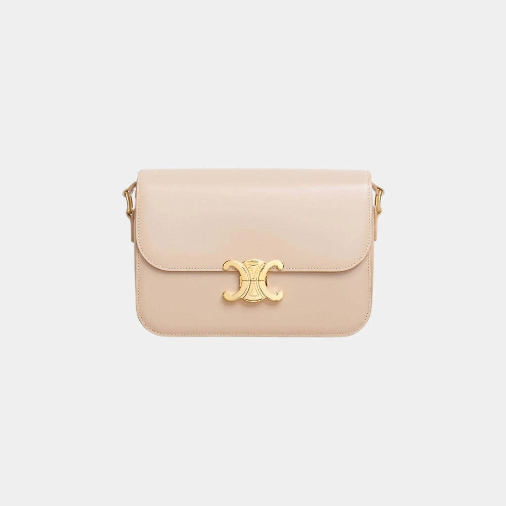 Classique Triomphe Bag In Shiny Calfskin Handbag - Image 13