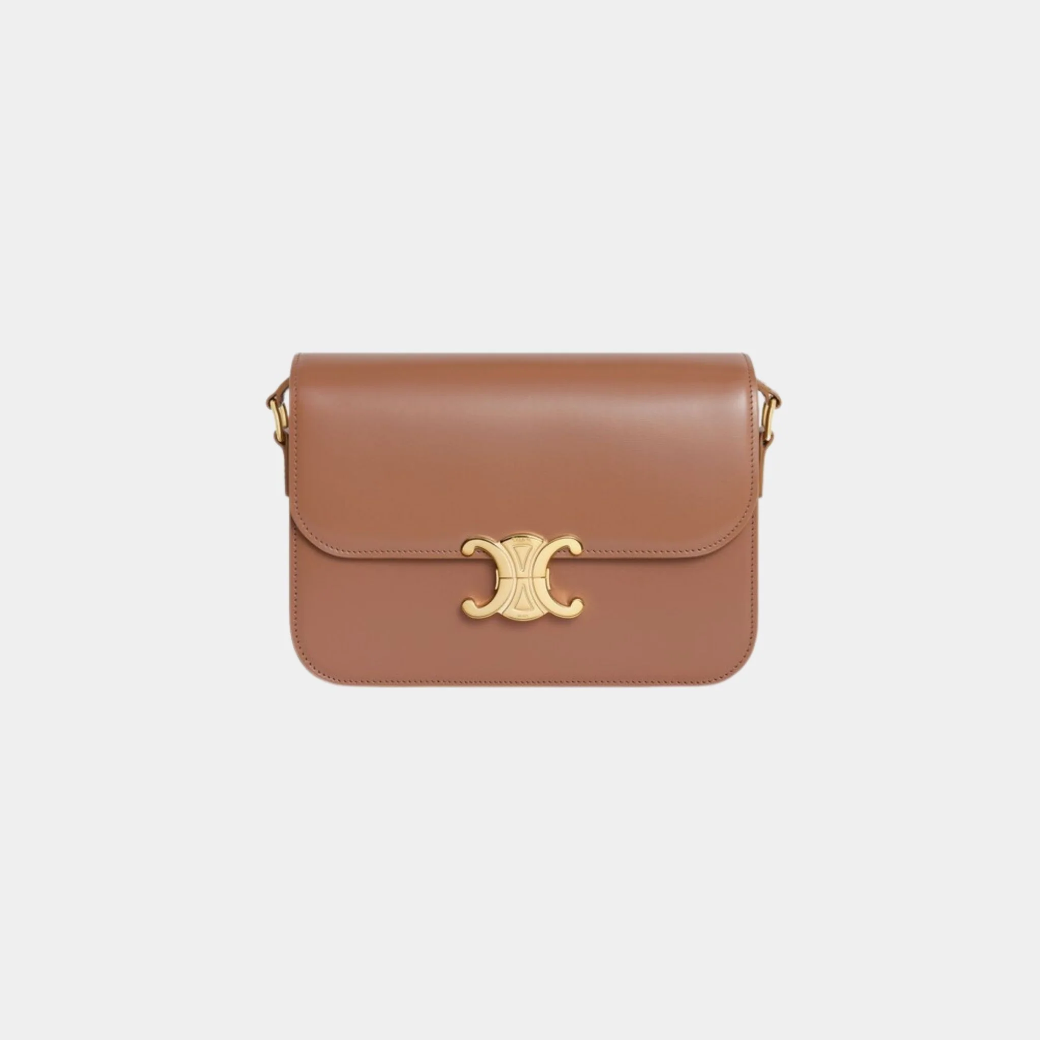 Classique Triomphe Bag In Shiny Calfskin Handbag - Image 2