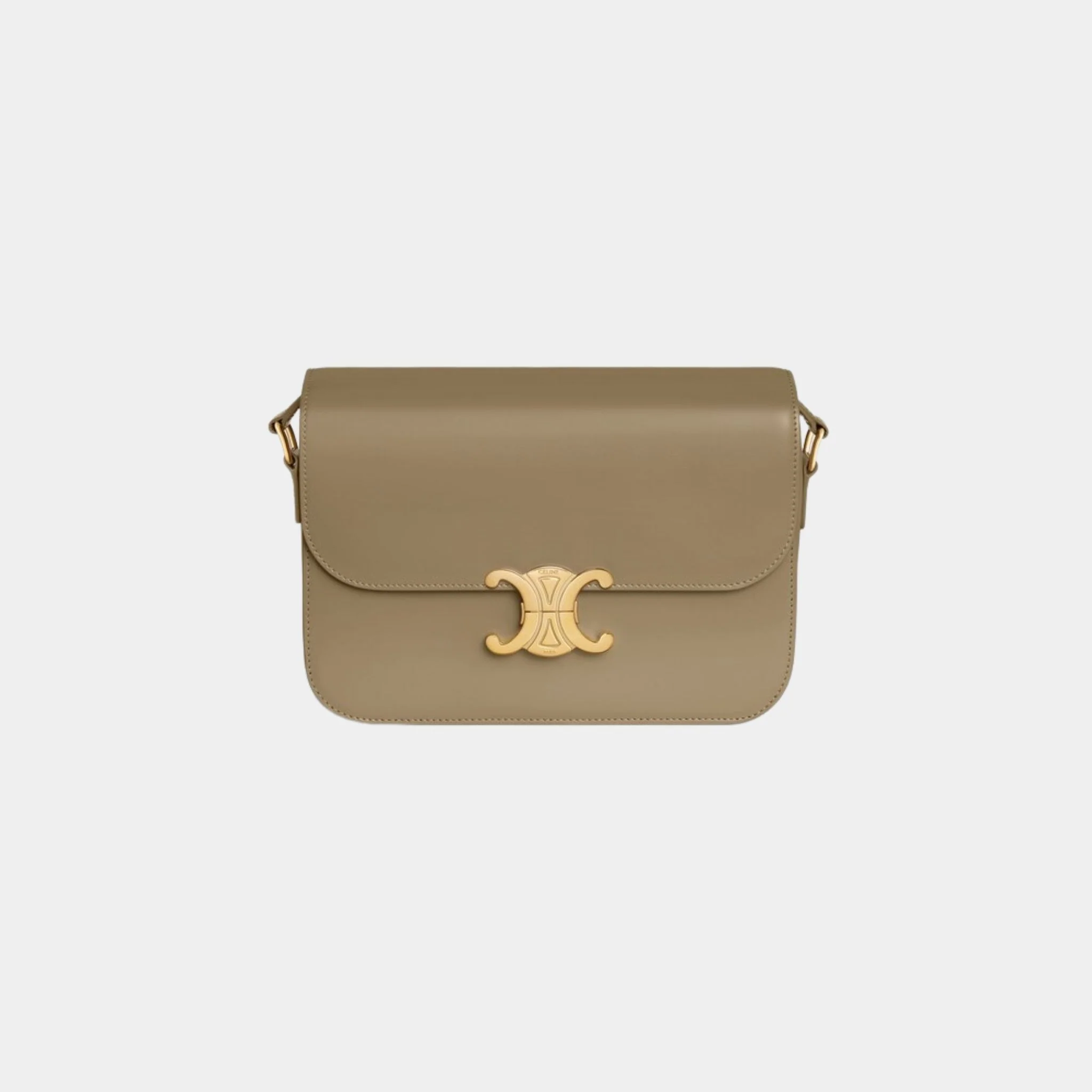 Classique Triomphe Bag In Shiny Calfskin Handbag - Image 3