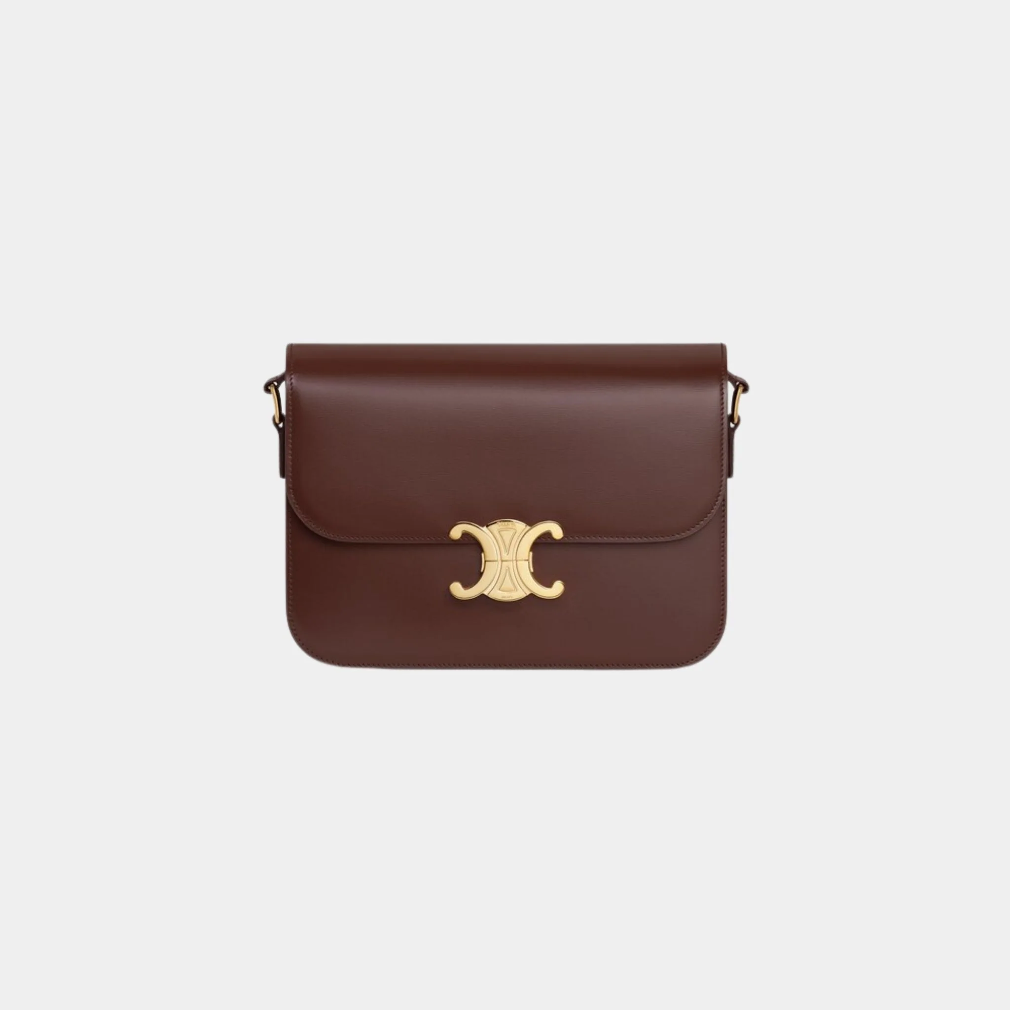 Classique Triomphe Bag In Shiny Calfskin Handbag - Image 4