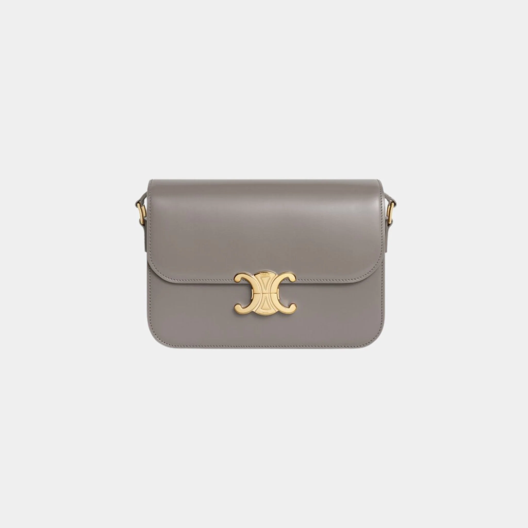 Classique Triomphe Bag In Shiny Calfskin Handbag - Image 6