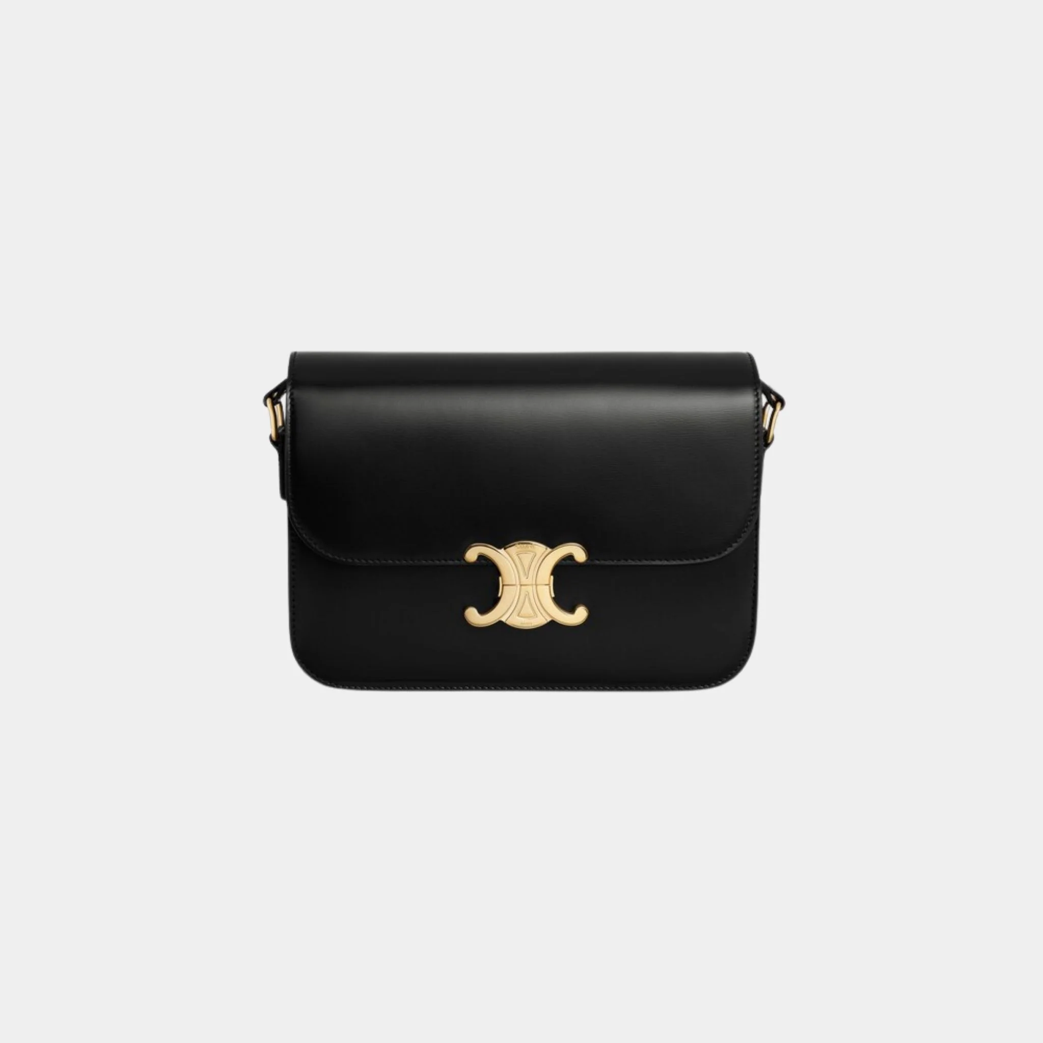 Classique Triomphe Bag In Shiny Calfskin Handbag - Image 8