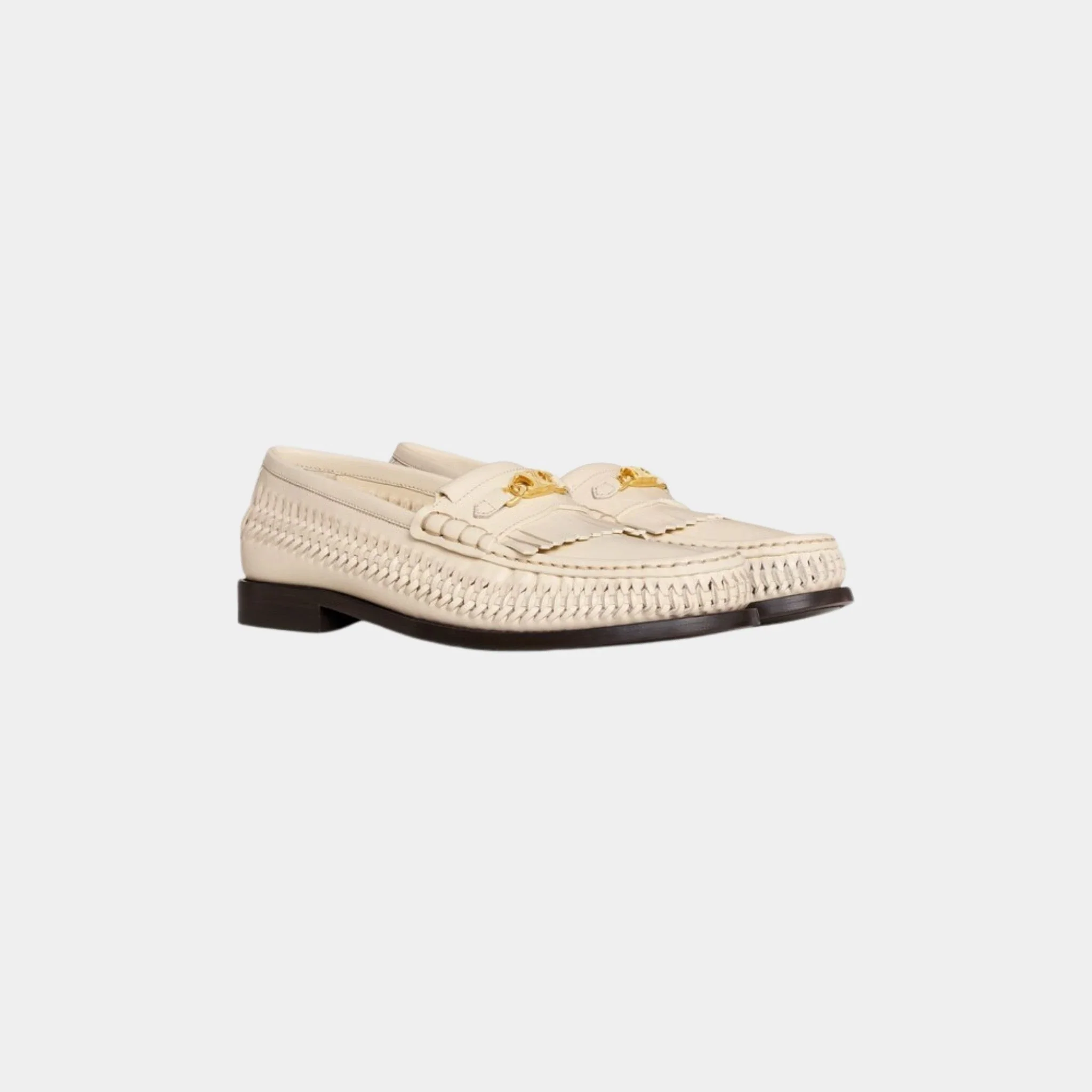Celine Luco Braided Loafer in Calfskin - Image 2