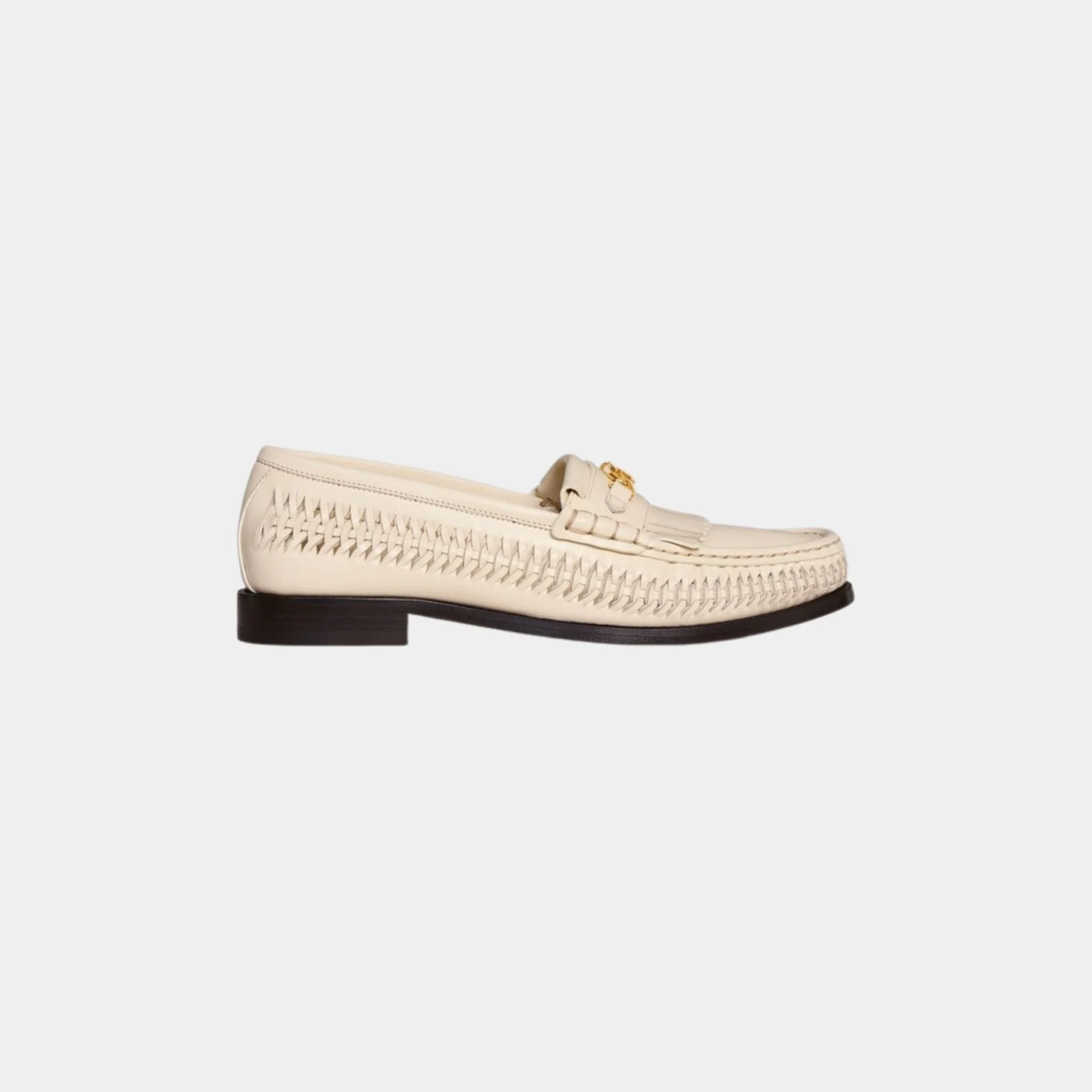 Celine Luco Braided Loafer in Calfskin - Image 3