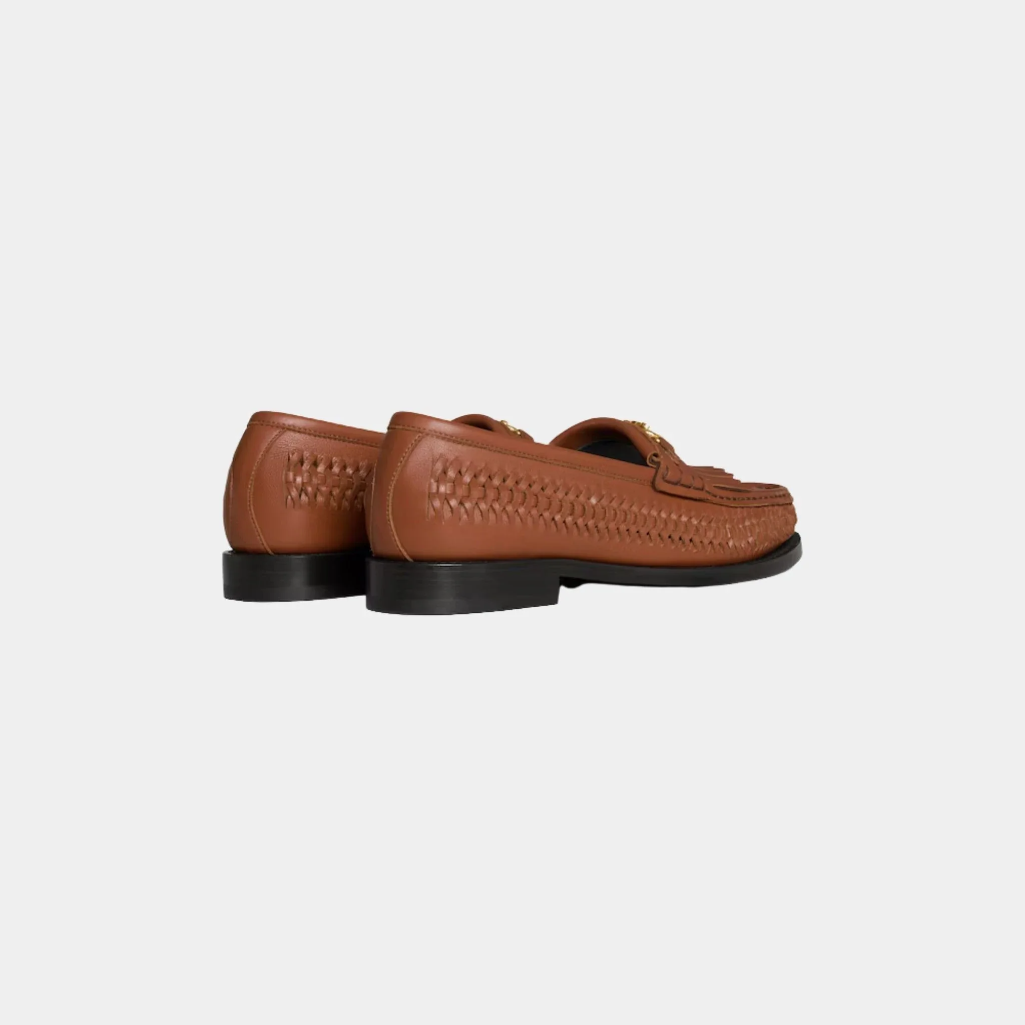 Celine Luco Braided Loafer in Calfskin - Image 4