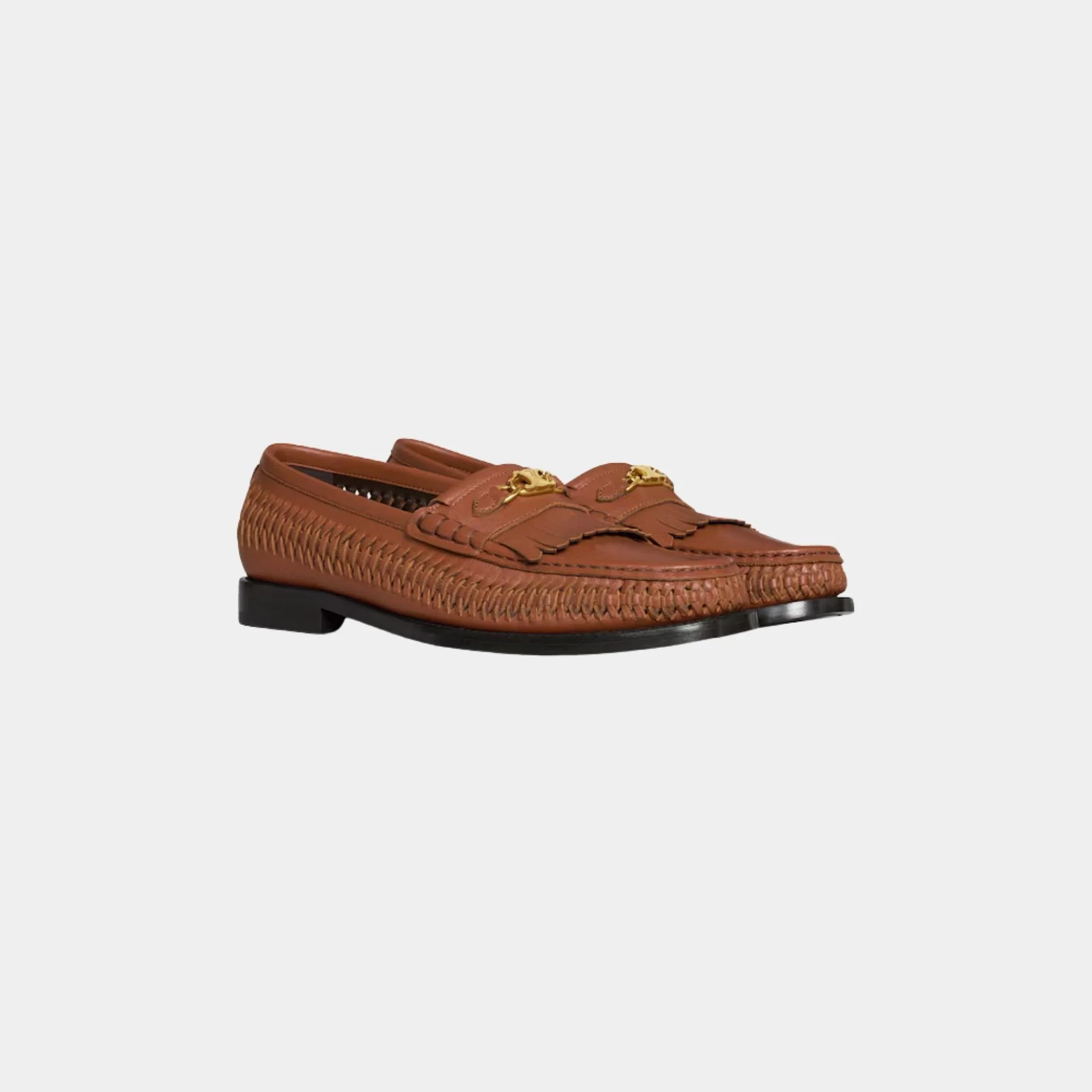 Celine Luco Braided Loafer in Calfskin - Image 5