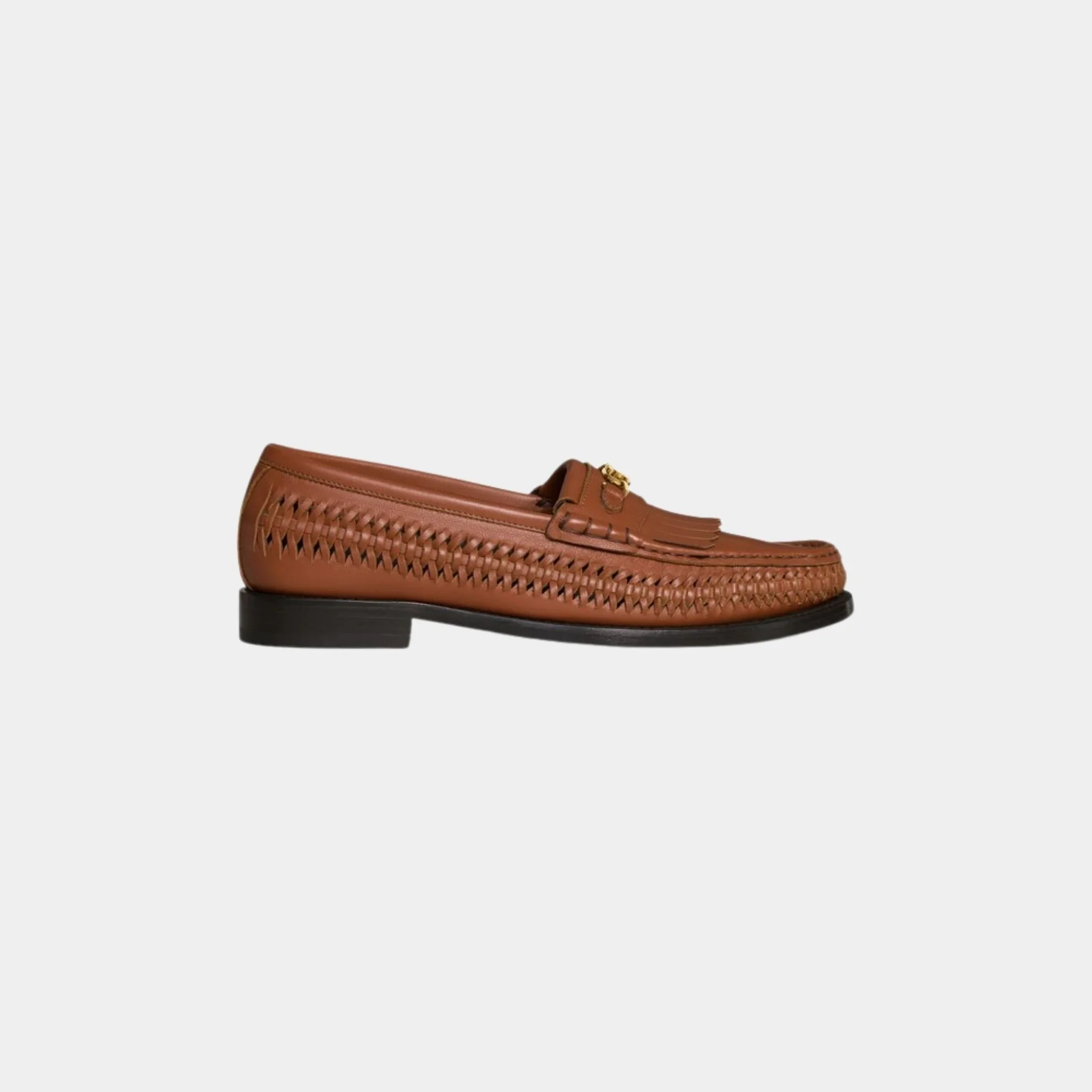 Celine Luco Braided Loafer in Calfskin - Image 6