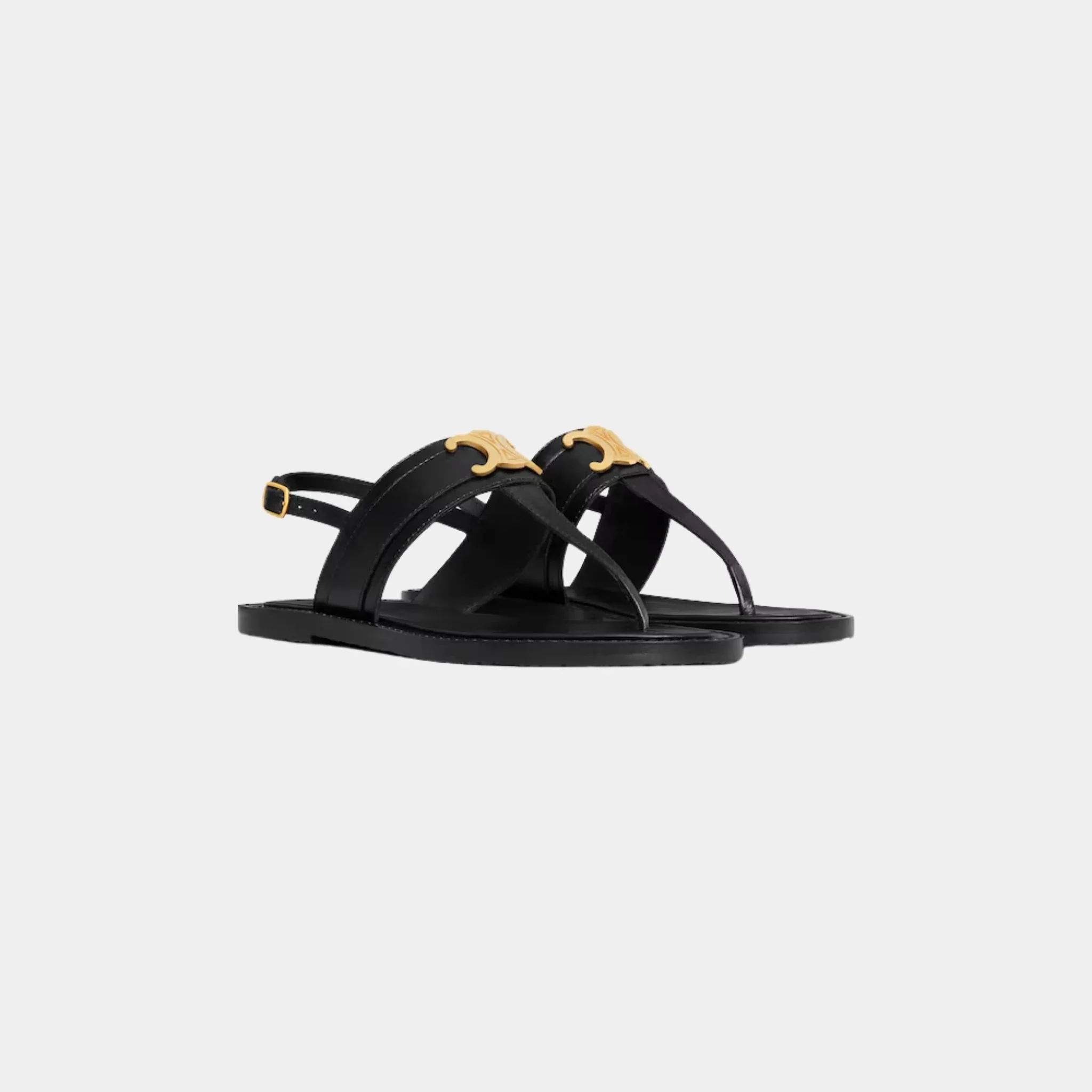 Celine Lympia Triomphe Thong in Calfskin - Image 8