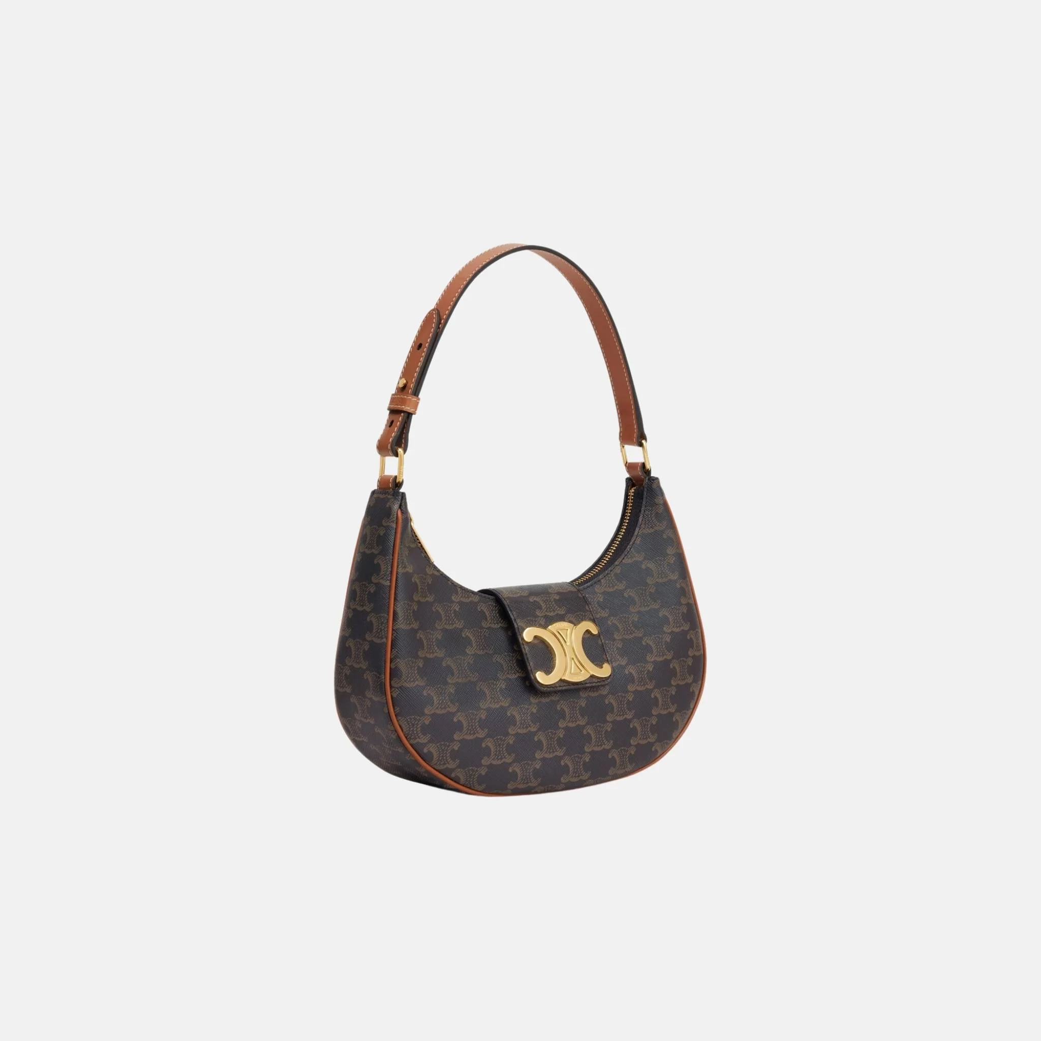 Medium Ava Triomphe Bag In Triomphe Canvas And Calfskin - Image 2