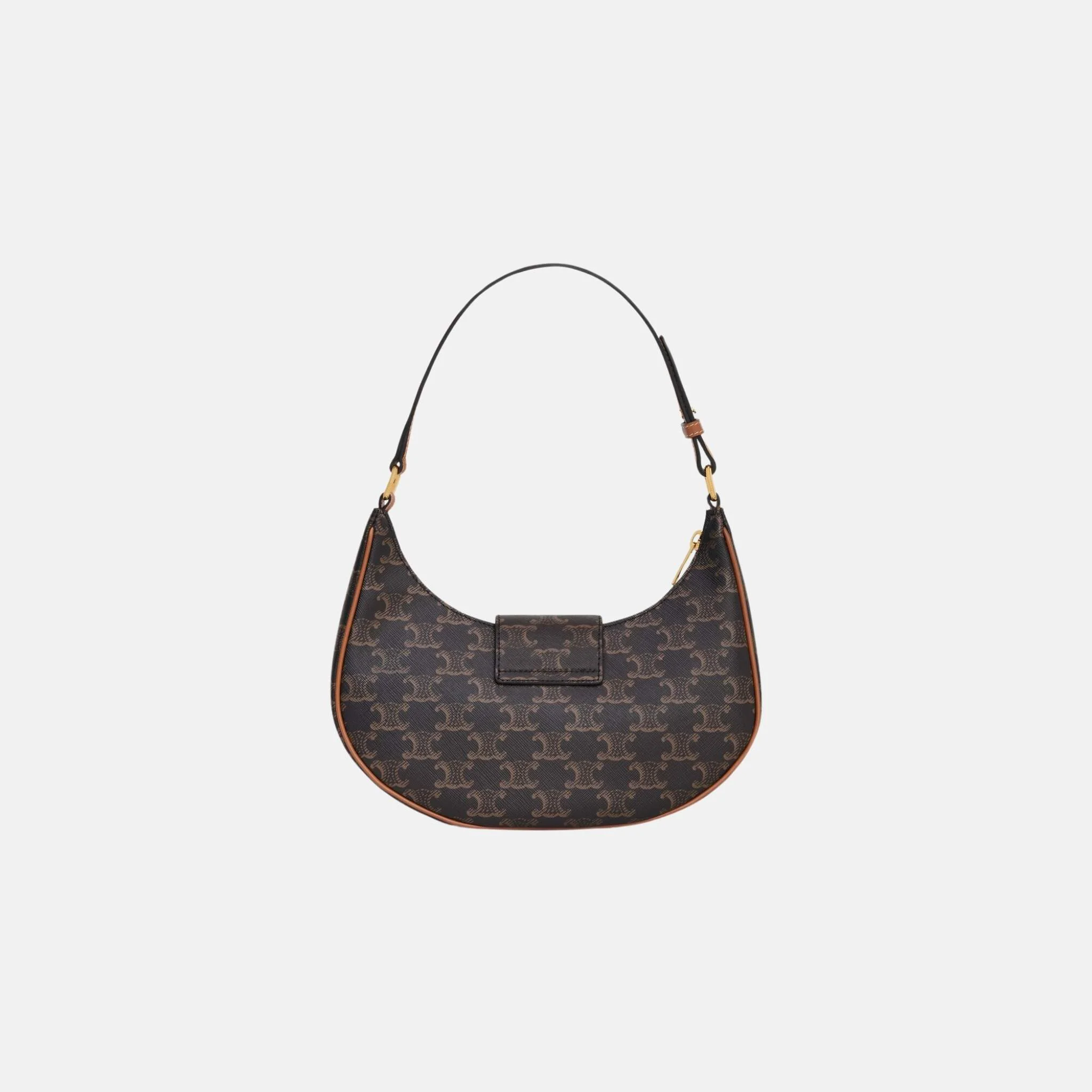 Medium Ava Triomphe Bag In Triomphe Canvas And Calfskin - Image 3