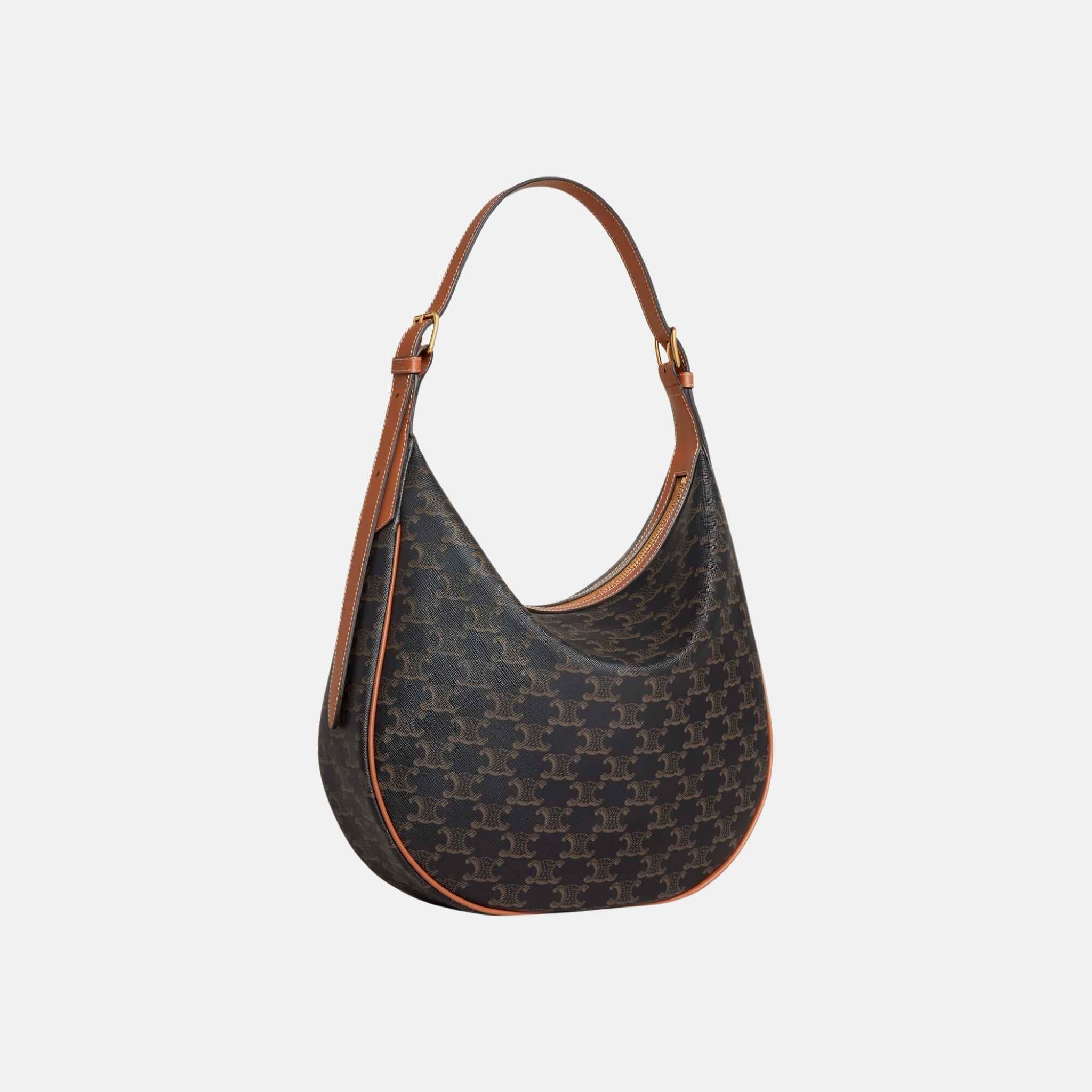 Medium Heloise Bag In Triomphe Canvas And Calfskin - Image 2