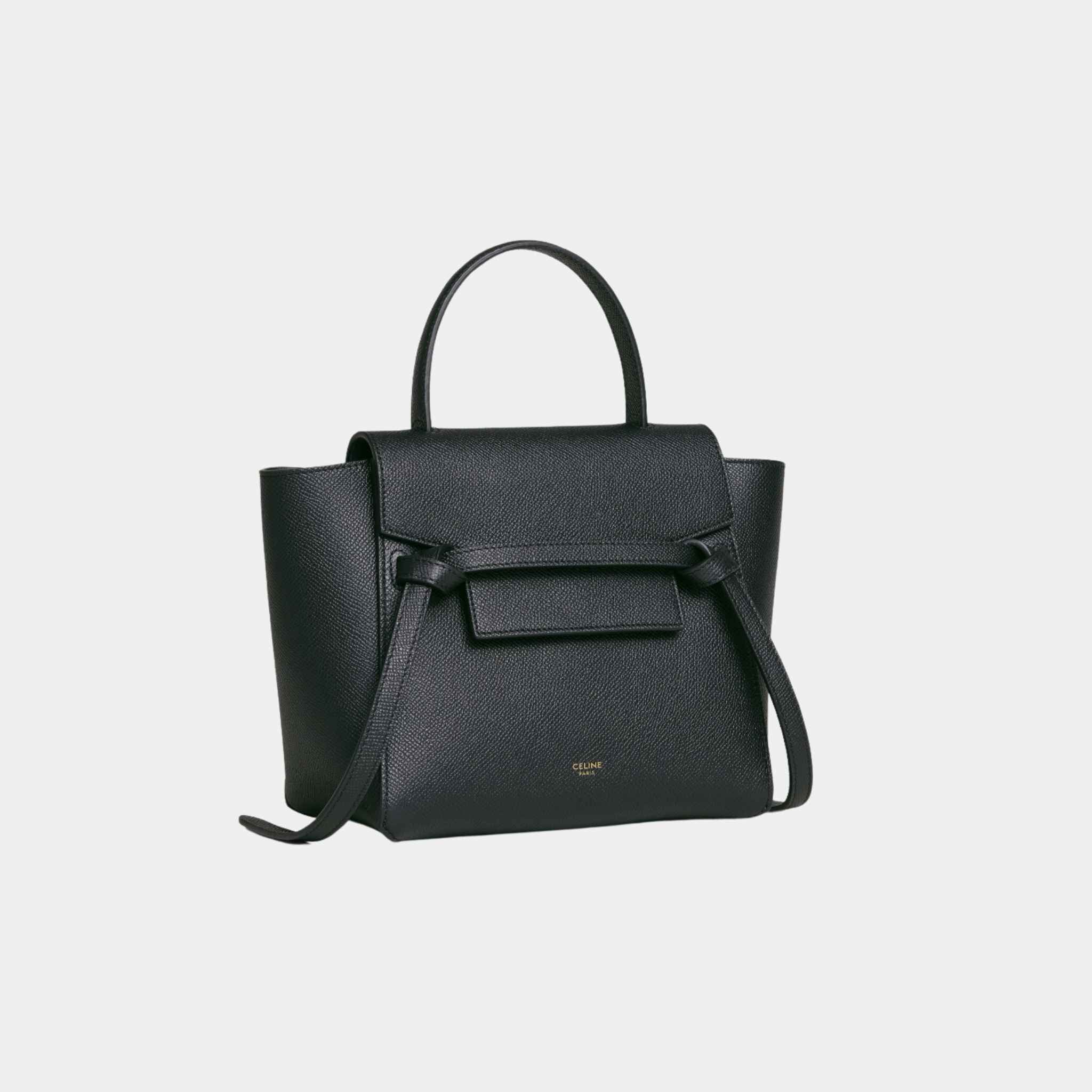 Nano Belt Bag In Grained Calfskin Handbag - Image 2