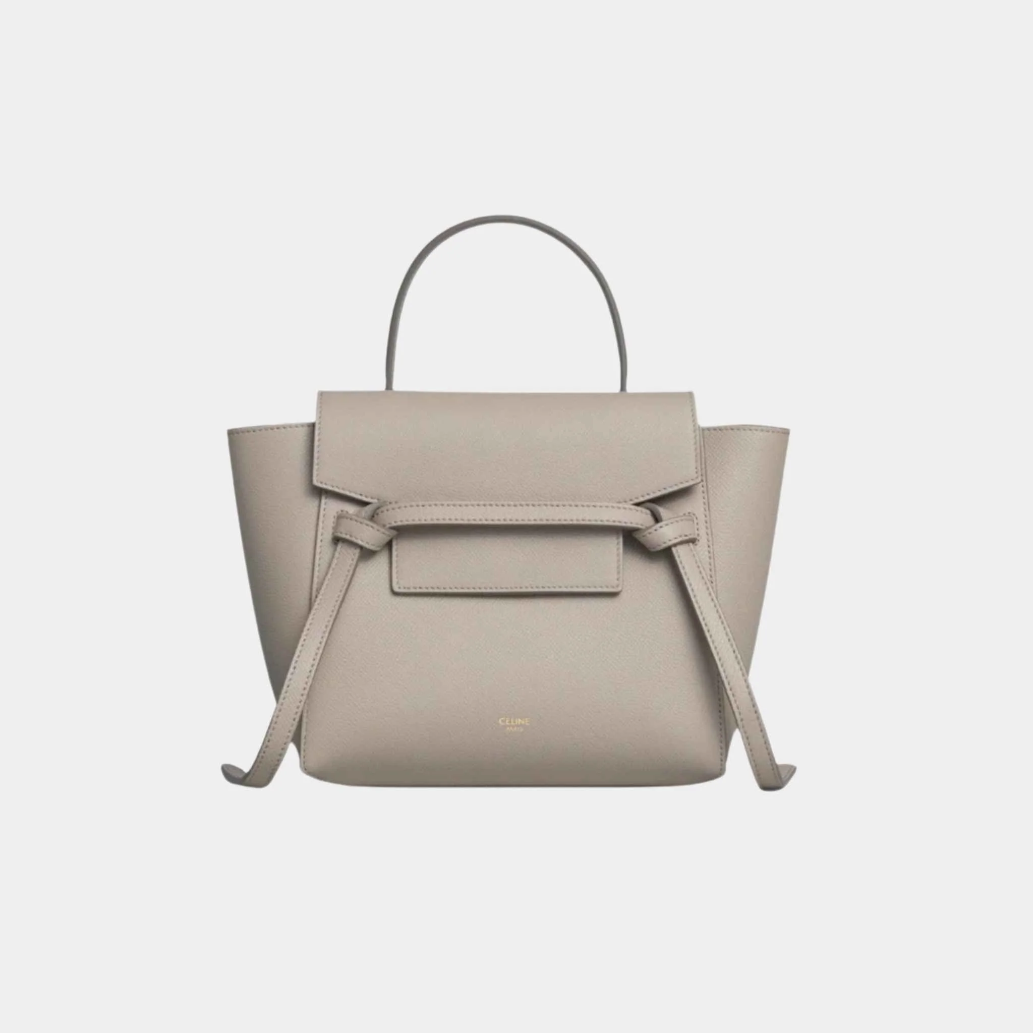 Nano Belt Bag In Grained Calfskin Handbag - Image 3