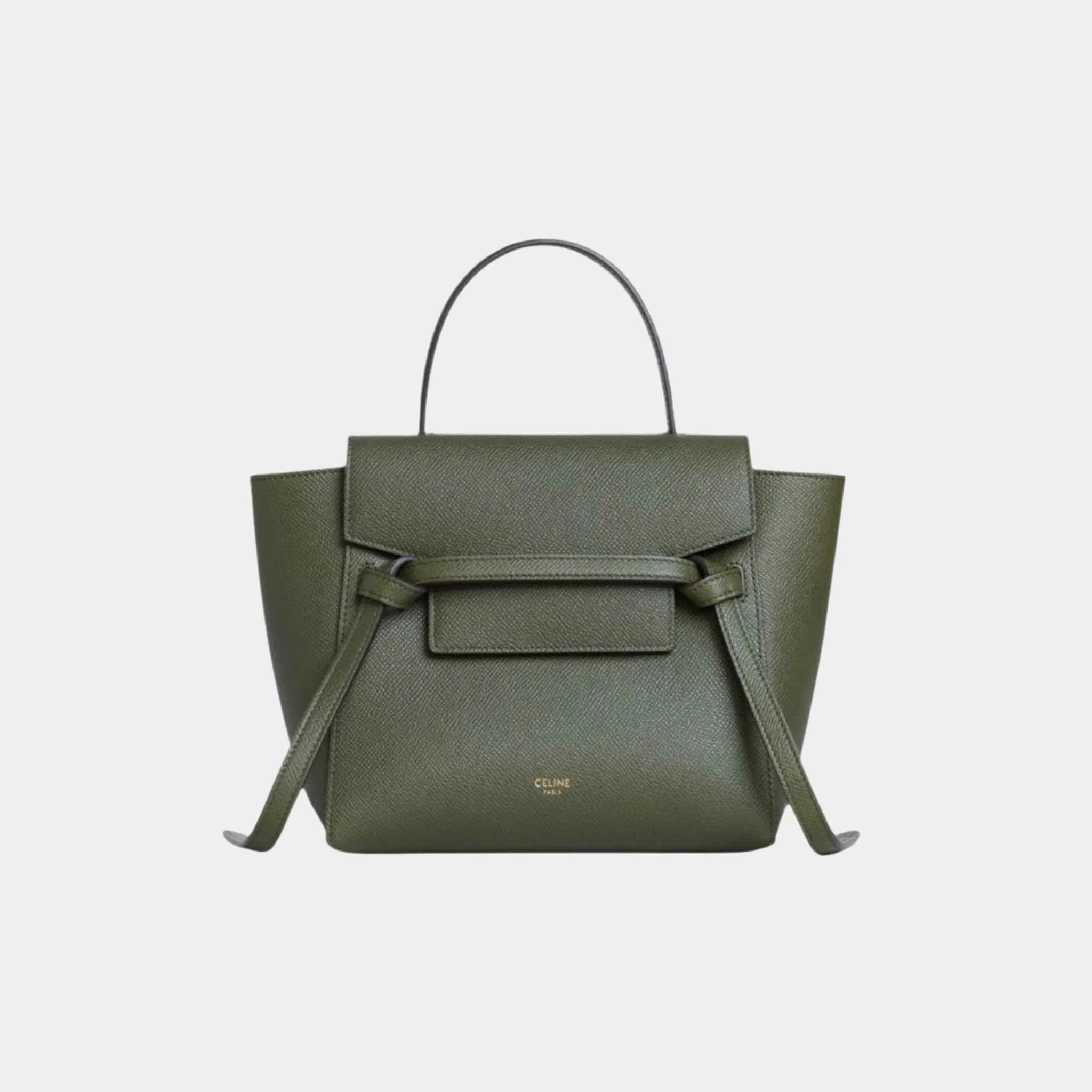 Nano Belt Bag In Grained Calfskin Handbag - Image 5