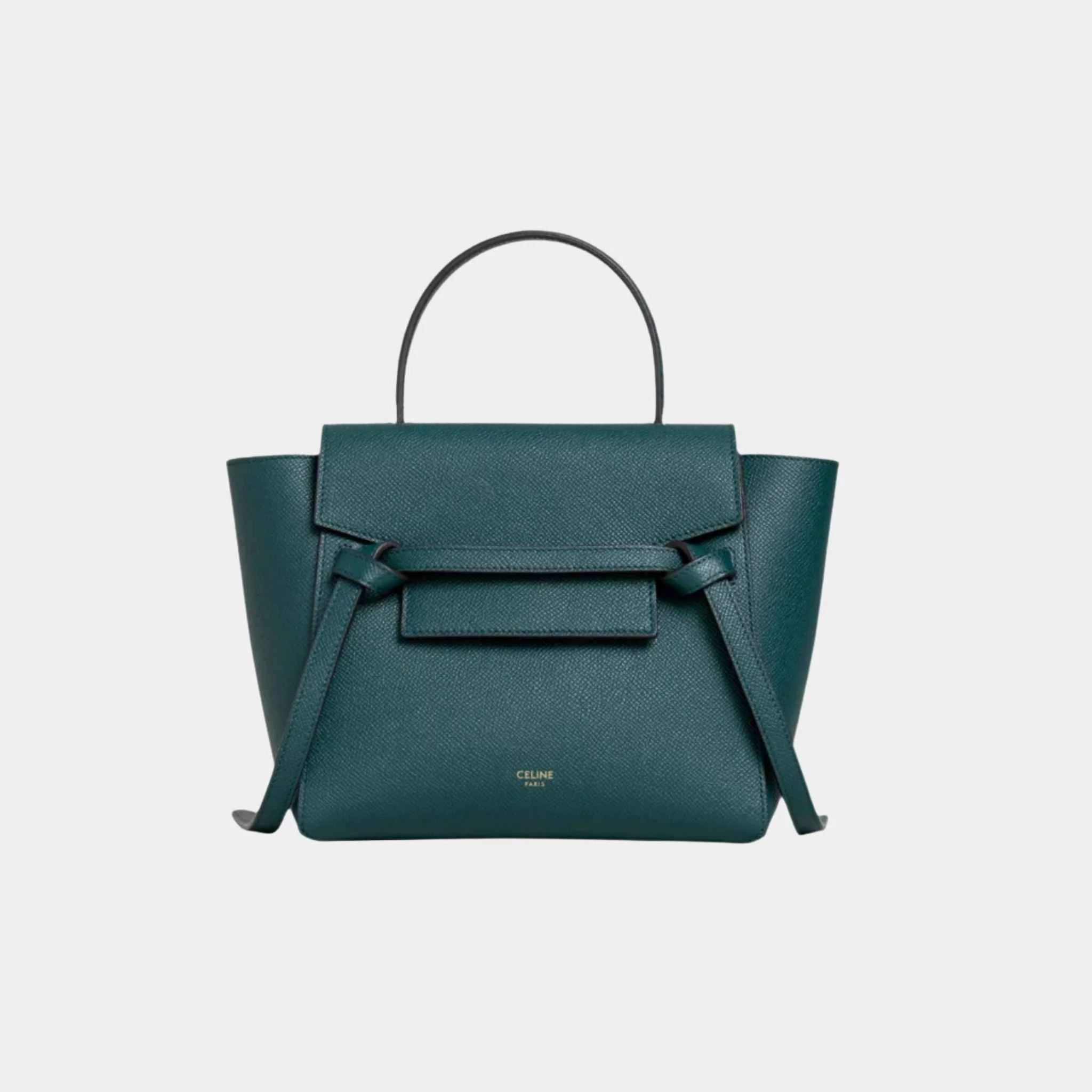 Nano Belt Bag In Grained Calfskin Handbag - Image 6