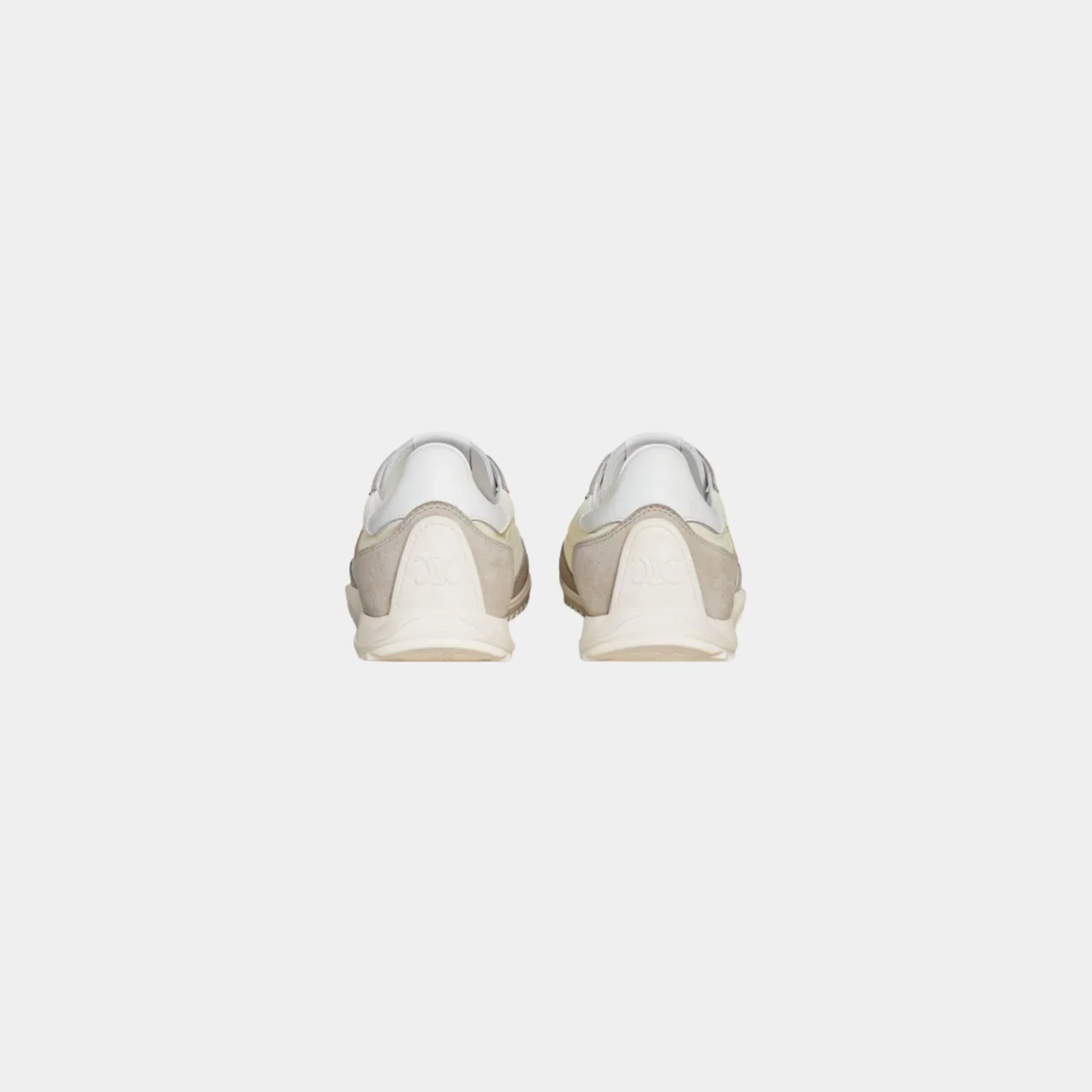 Celine Racer Sneaker With Triomphe in Nylon, Suede & Calfskin - Image 3