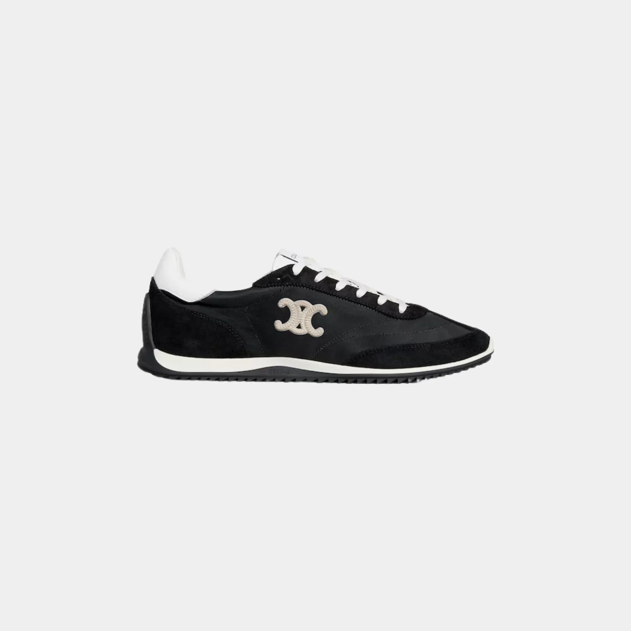 Celine Racer Sneaker With Triomphe in Nylon, Suede & Calfskin - Image 7