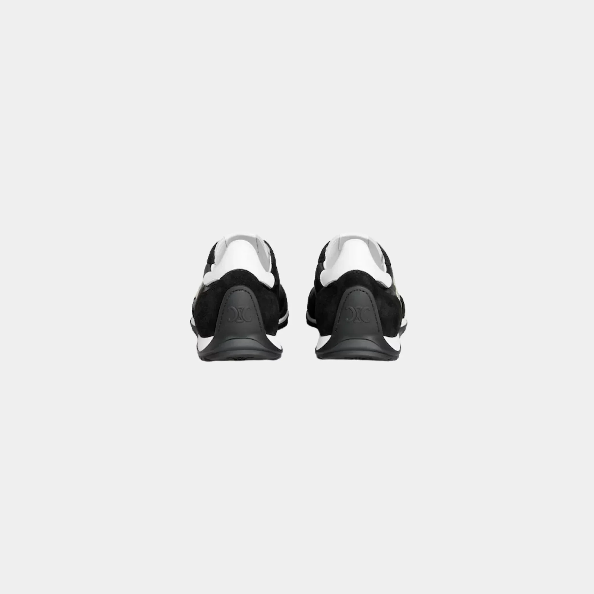Celine Racer Sneaker With Triomphe in Nylon, Suede & Calfskin - Image 9