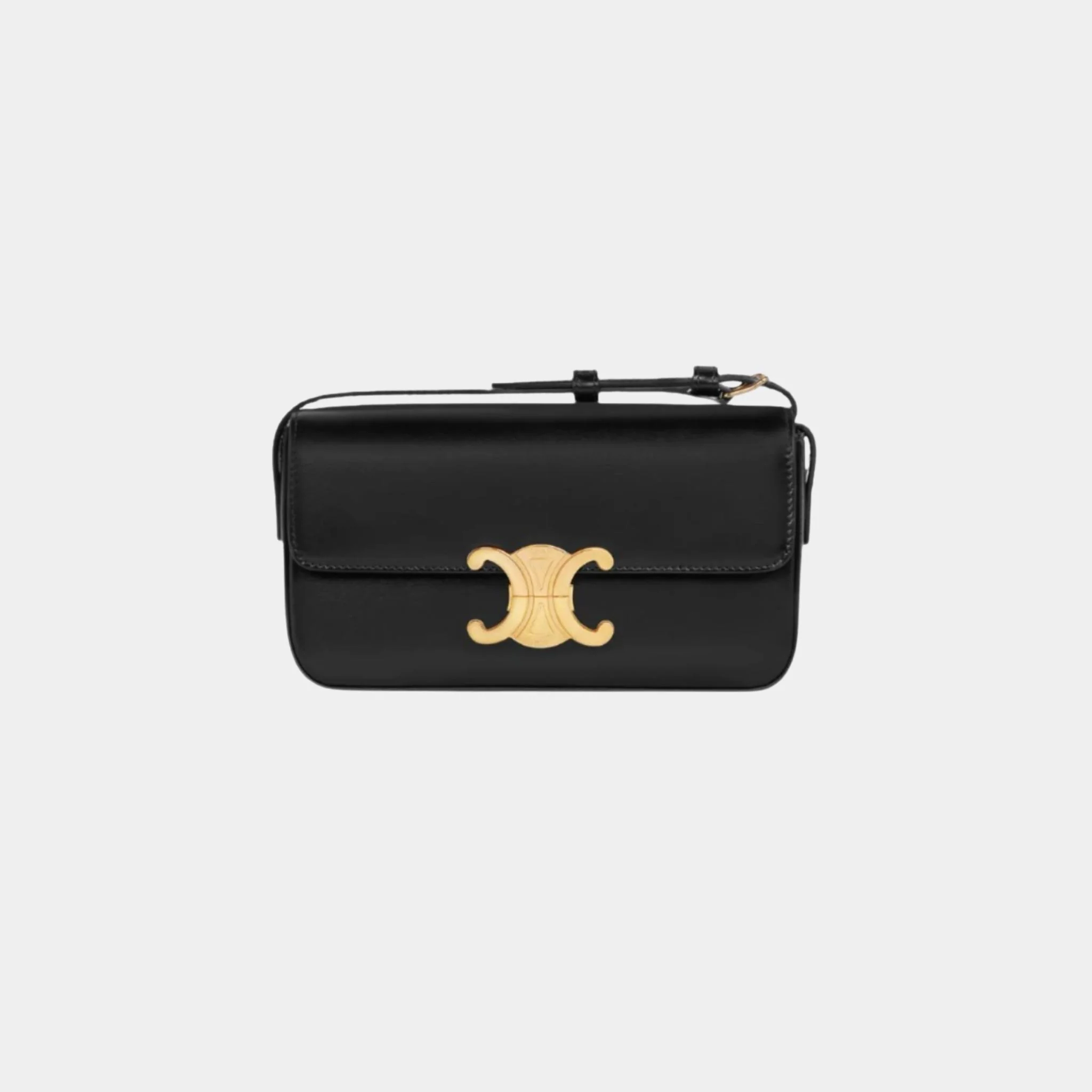 Shoulder Bag Claude In Shiny Calfskin Handbag - Image 4