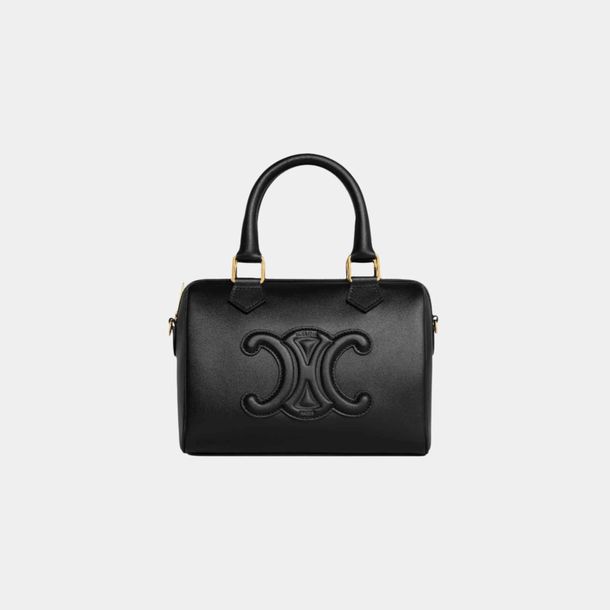 Small Boston In Smooth Calfskin Handbag