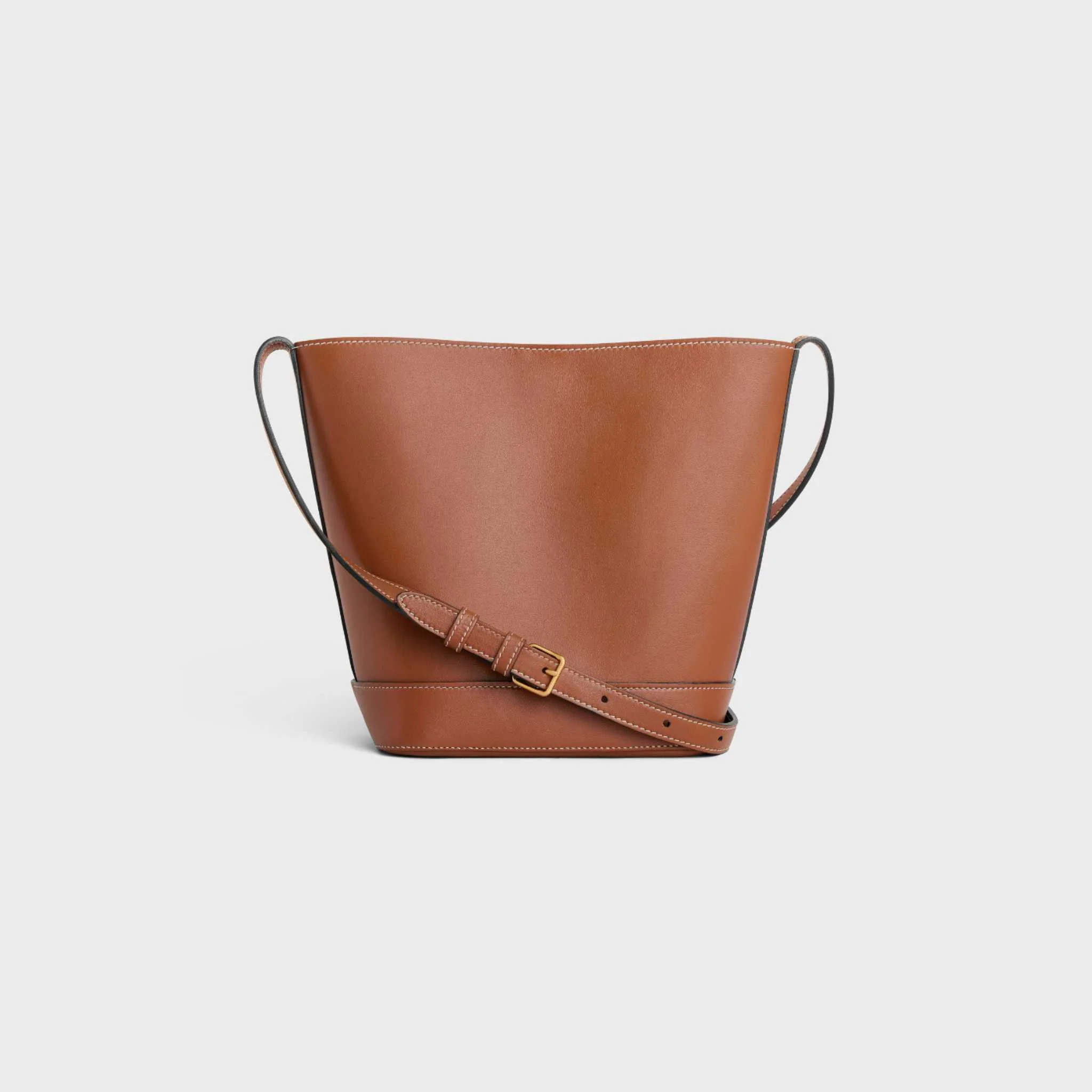 Small Bucket Cuir Triomphe In Smooth Calfskin Handbag - Image 2