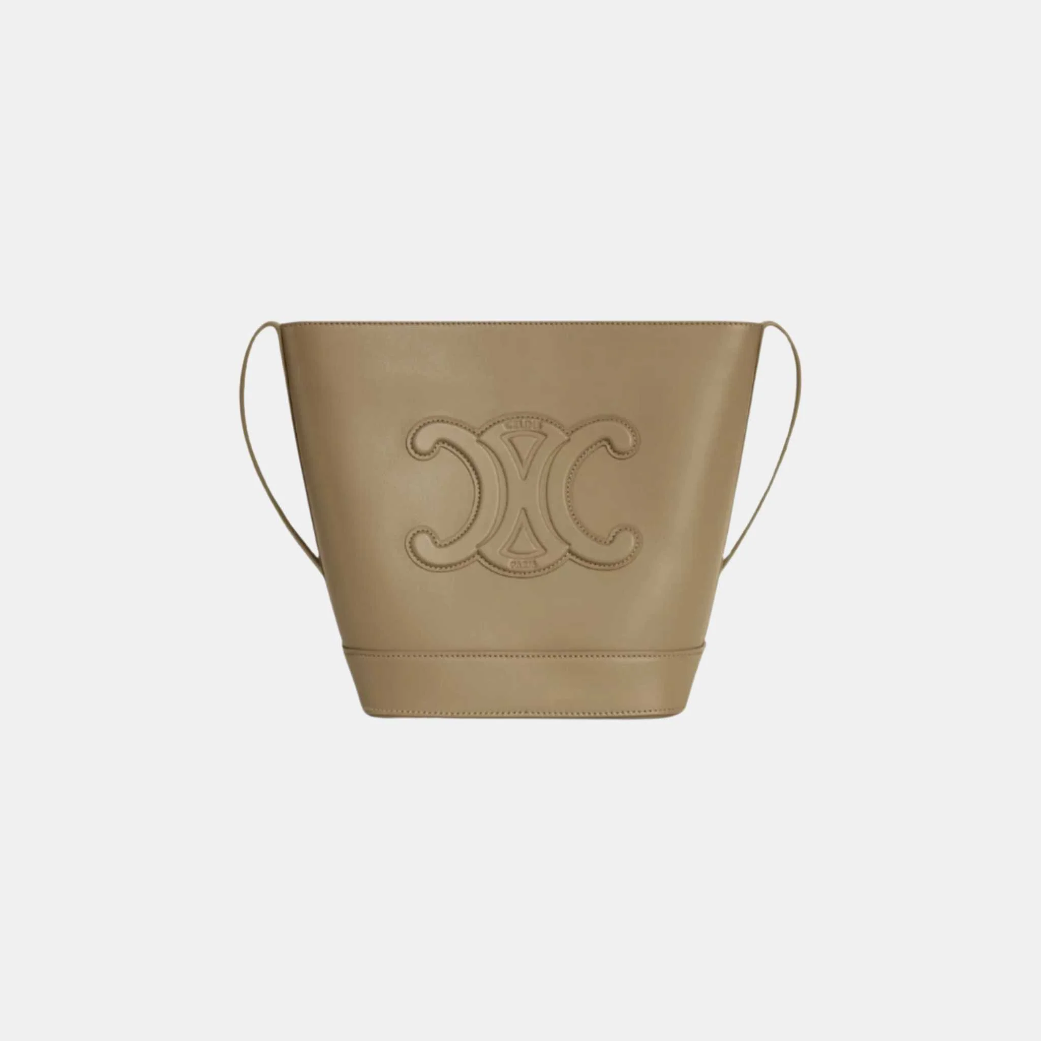 Small Bucket Cuir Triomphe In Smooth Calfskin Handbag - Image 3