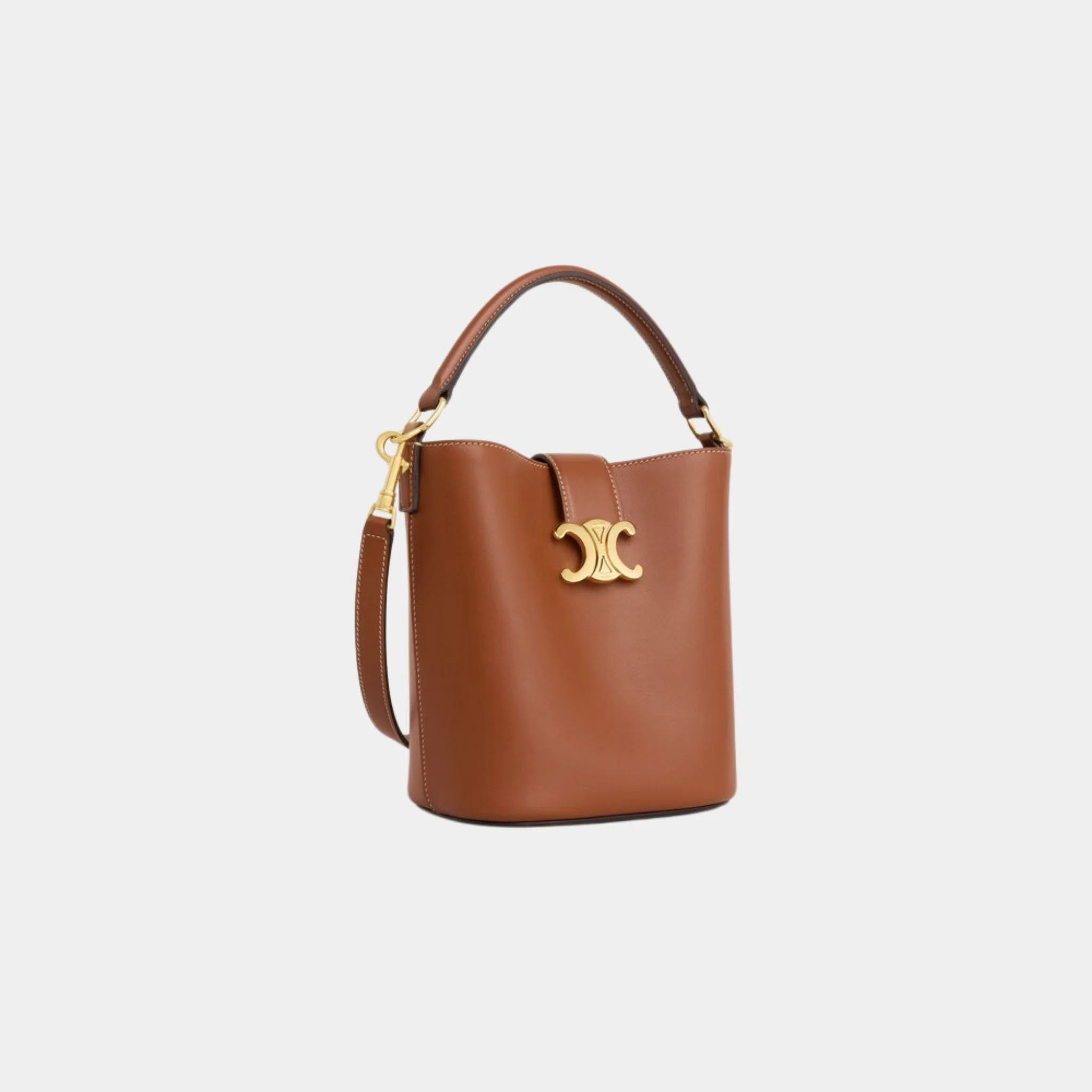 Small Bucket Louise in Smooth Calfskin - Image 5