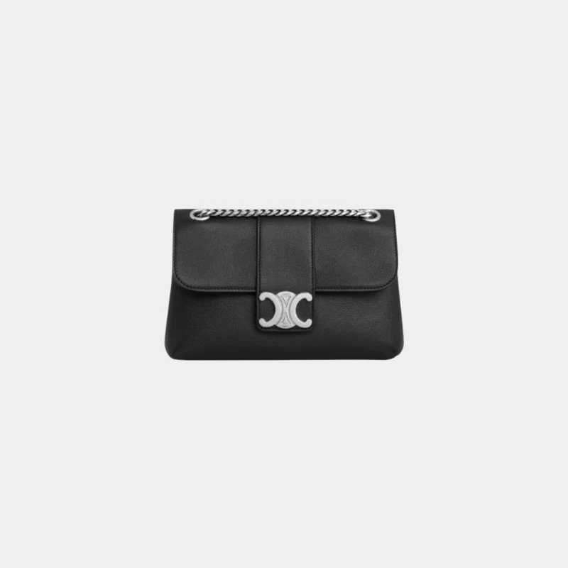 Teen Celine Victoire Bag In Supple Calfskin Handbag - Image 6