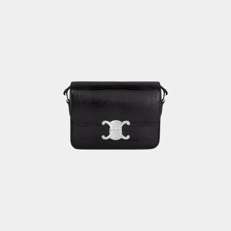 Teen Triomphe Bag In Lizard Handbag