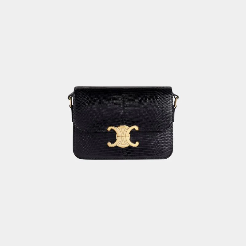 Teen Triomphe Bag In Lizard Handbag - Image 4