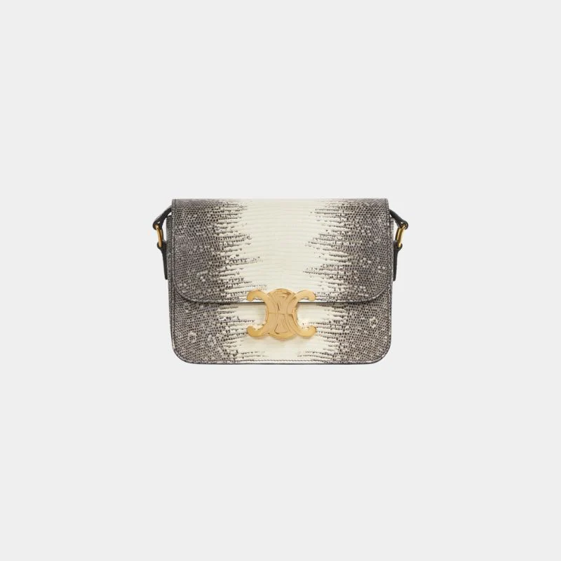 Teen Triomphe Bag In Lizard Handbag - Image 5