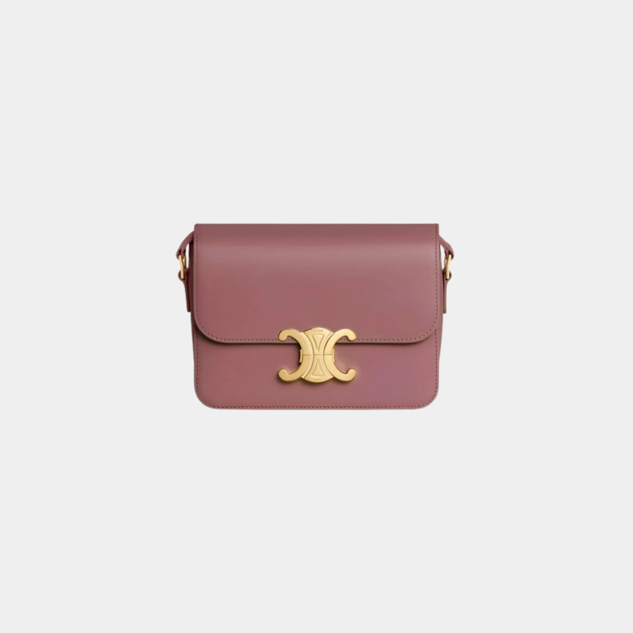 Teen Triomphe Bag In Shiny Calfskin Handbag - Image 10