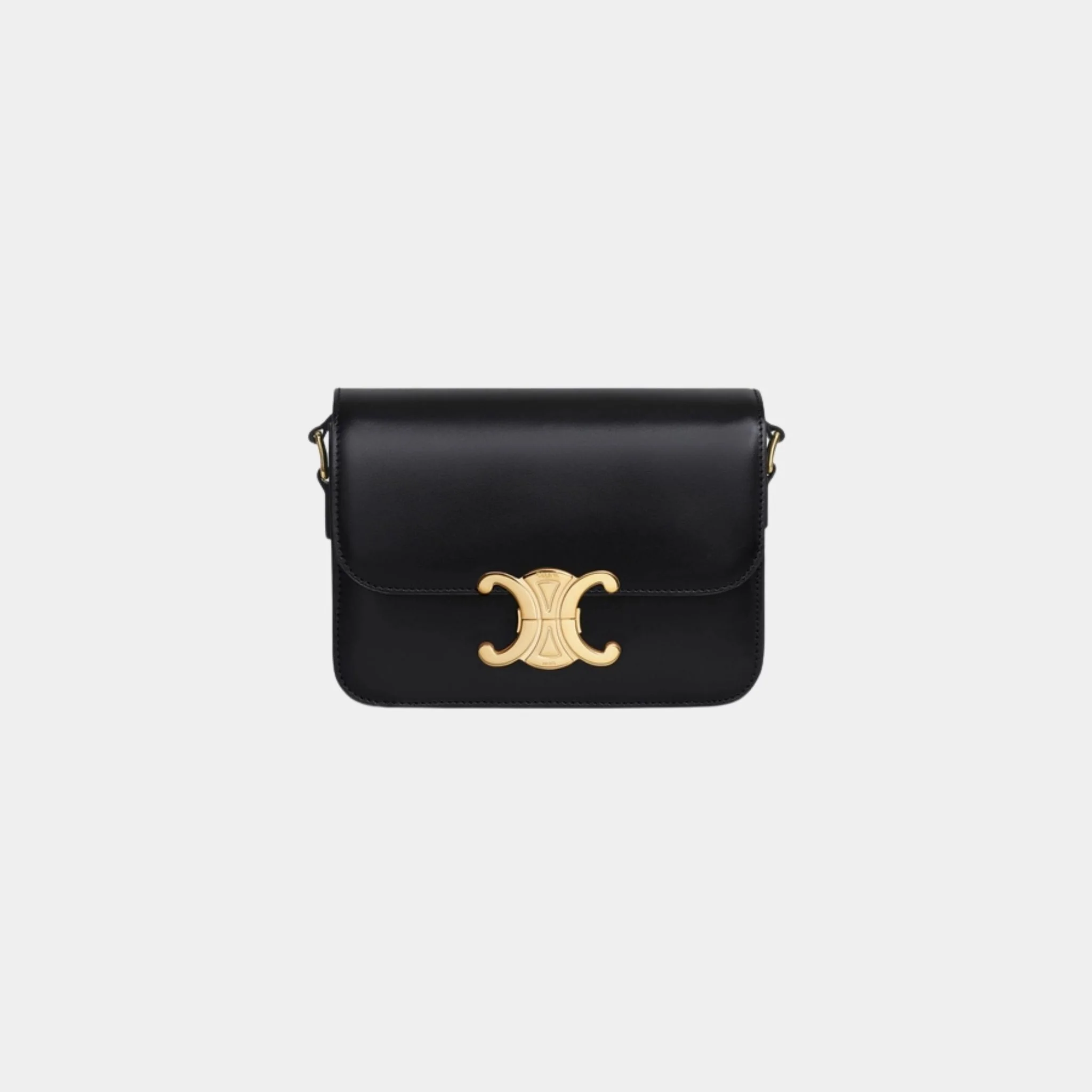 Teen Triomphe Bag In Shiny Calfskin Handbag - Image 14