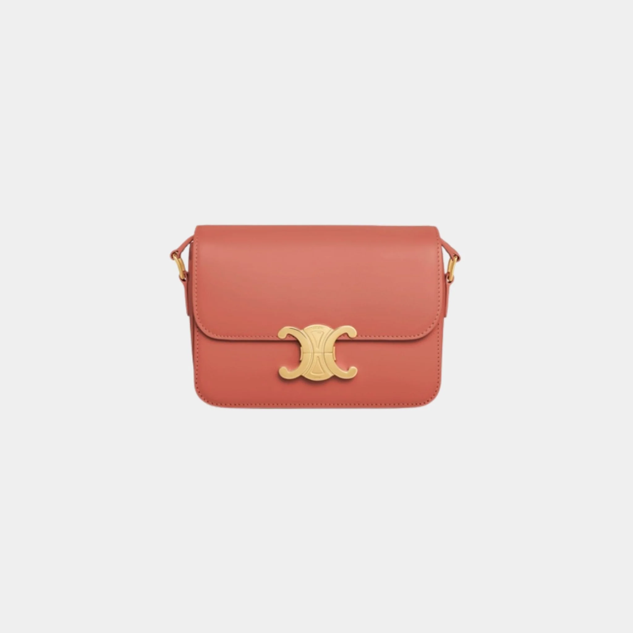 Teen Triomphe Bag In Shiny Calfskin Handbag - Image 17