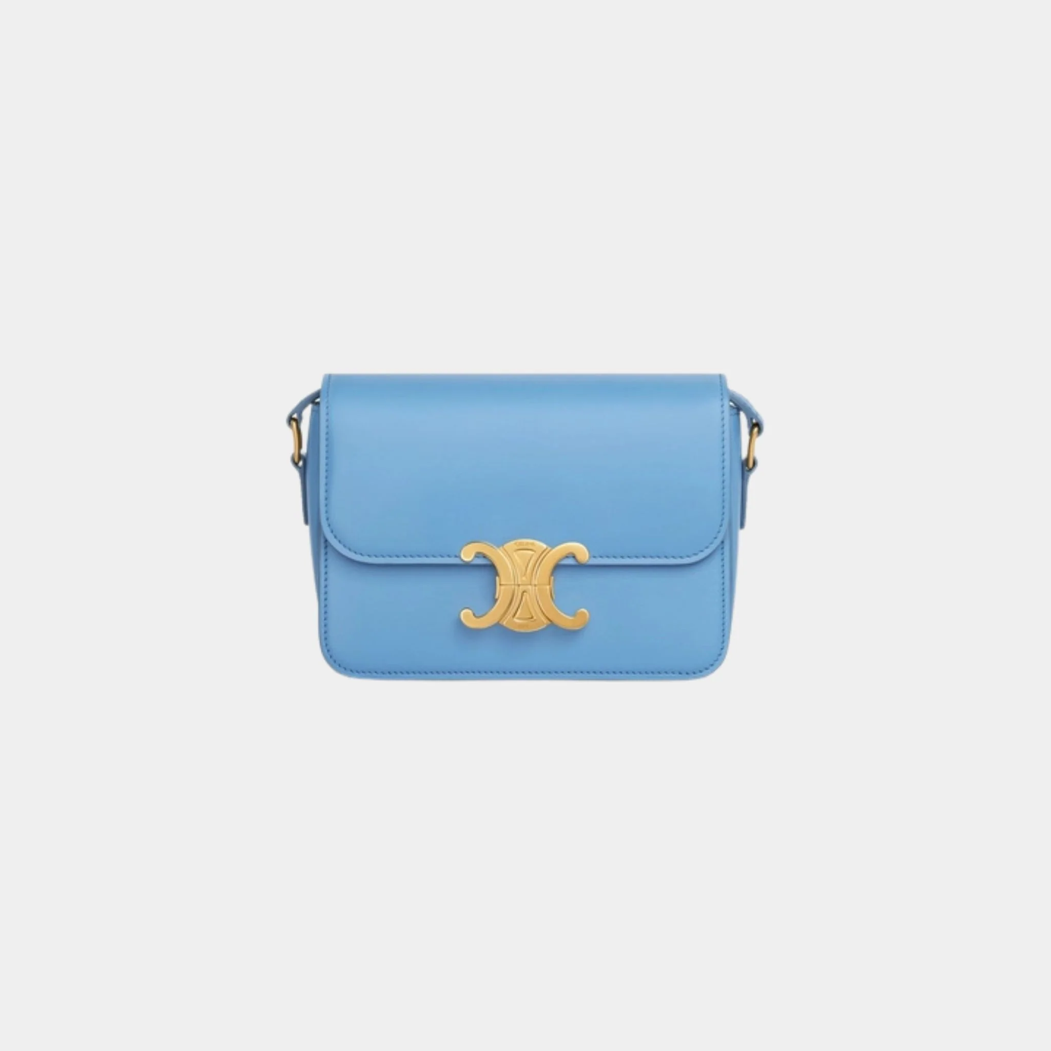 Teen Triomphe Bag In Shiny Calfskin Handbag - Image 18