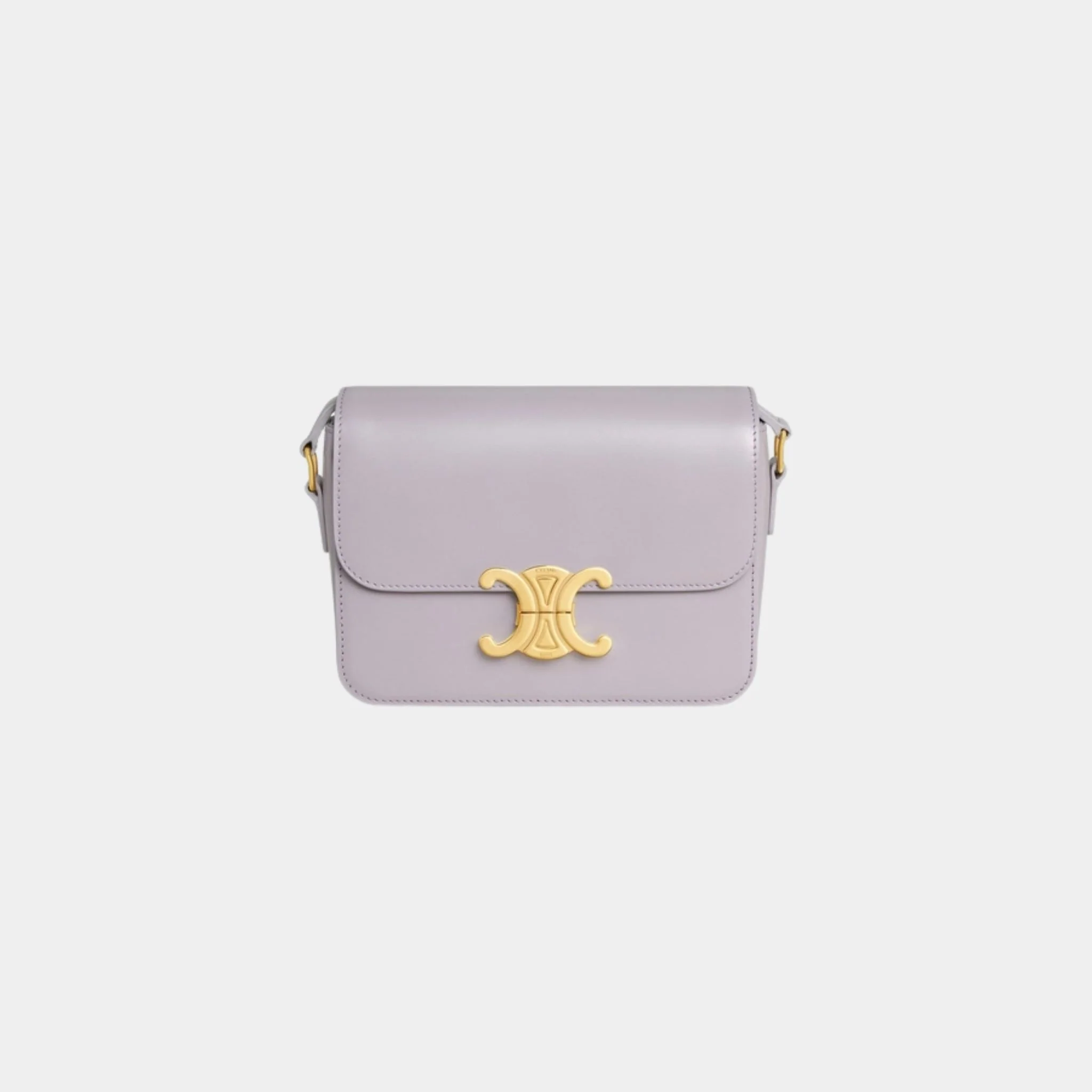 Teen Triomphe Bag In Shiny Calfskin Handbag - Image 19