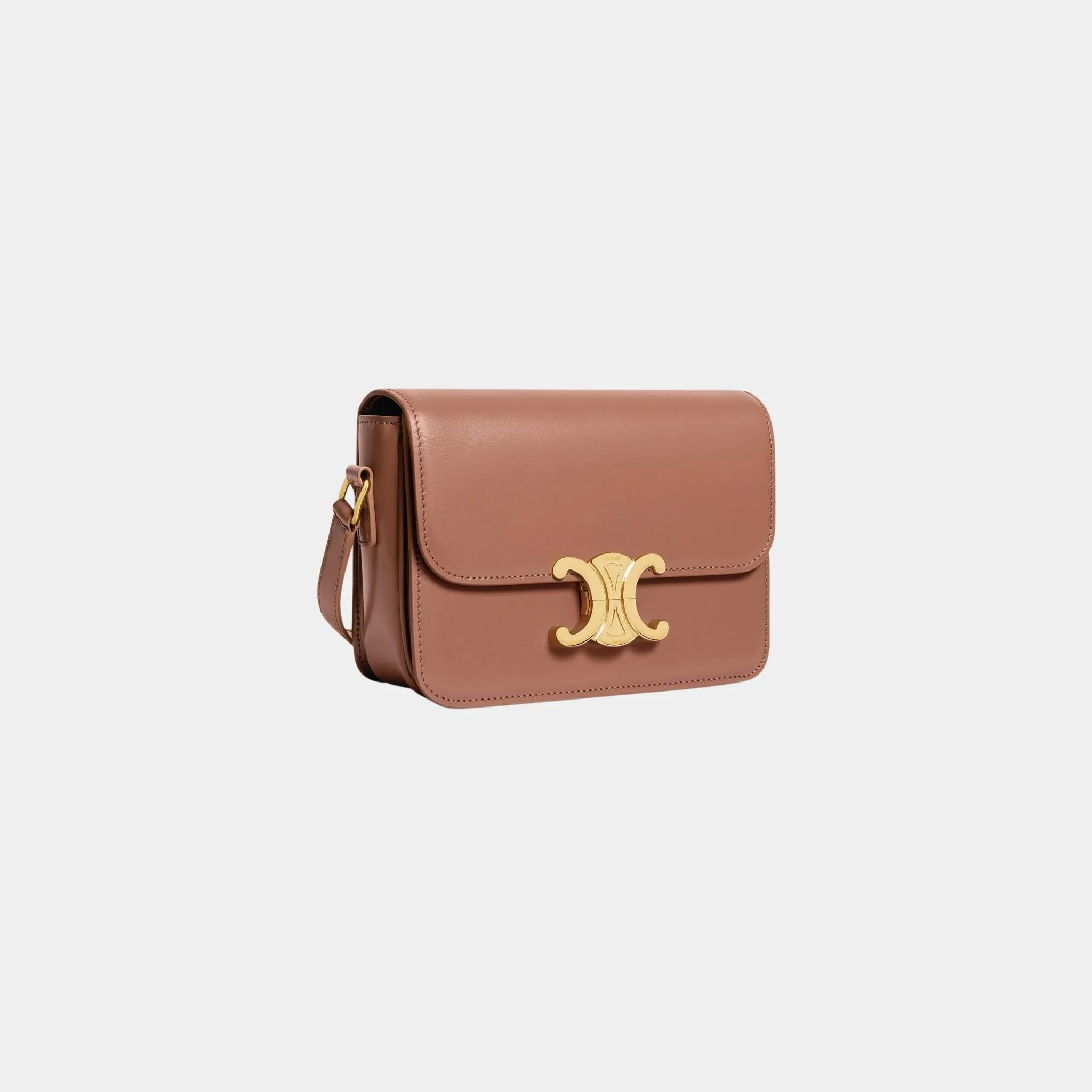 Teen Triomphe Bag In Shiny Calfskin Handbag - Image 3