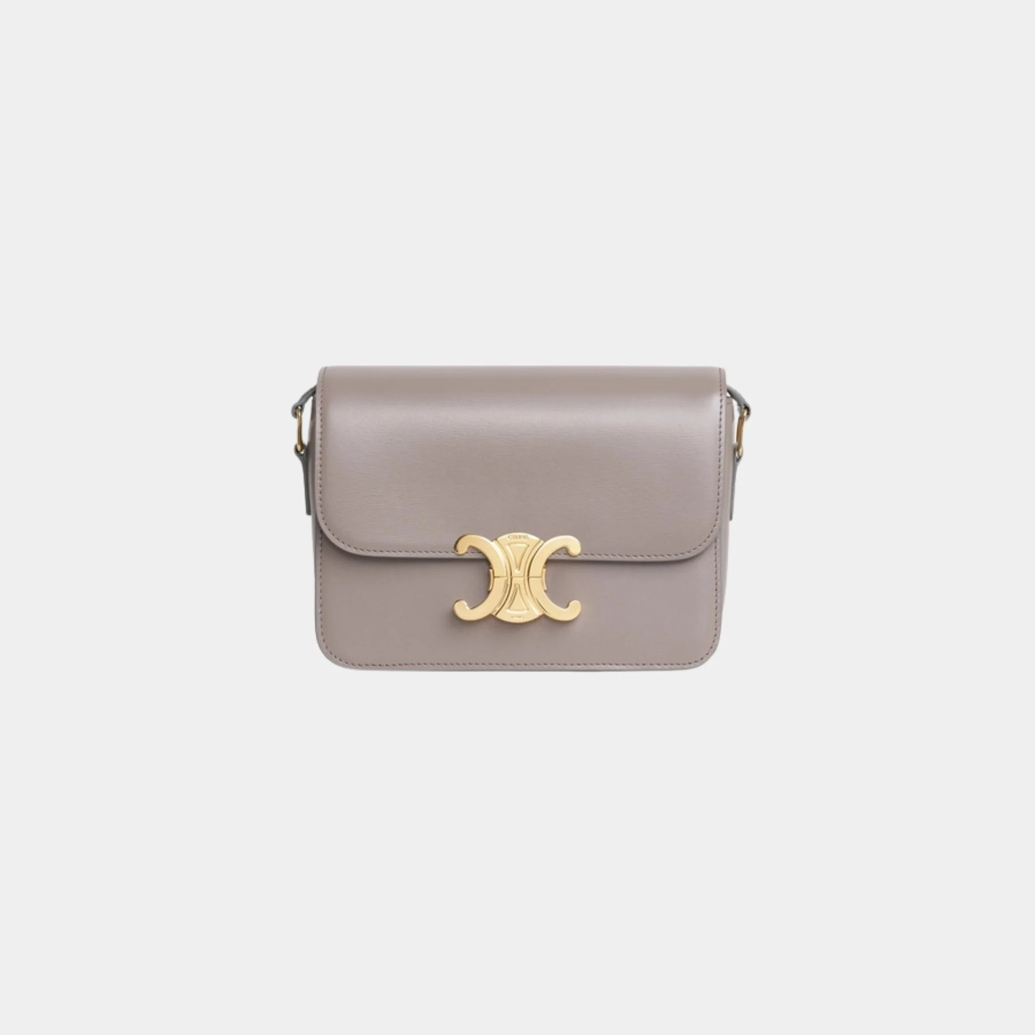 Teen Triomphe Bag In Shiny Calfskin Handbag - Image 6
