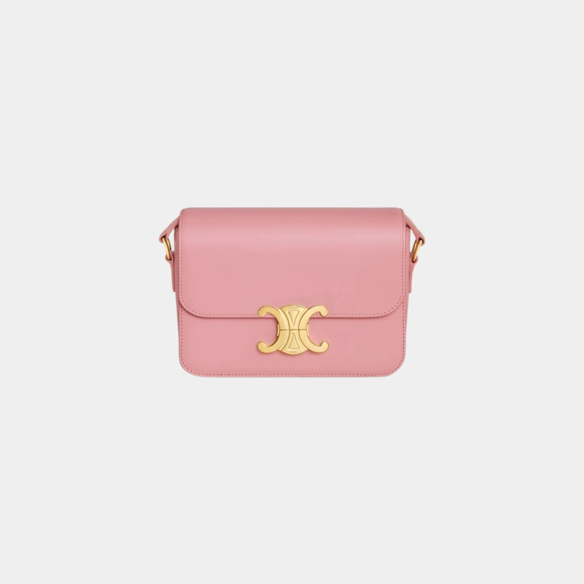 Teen Triomphe Bag In Shiny Calfskin Handbag - Image 8