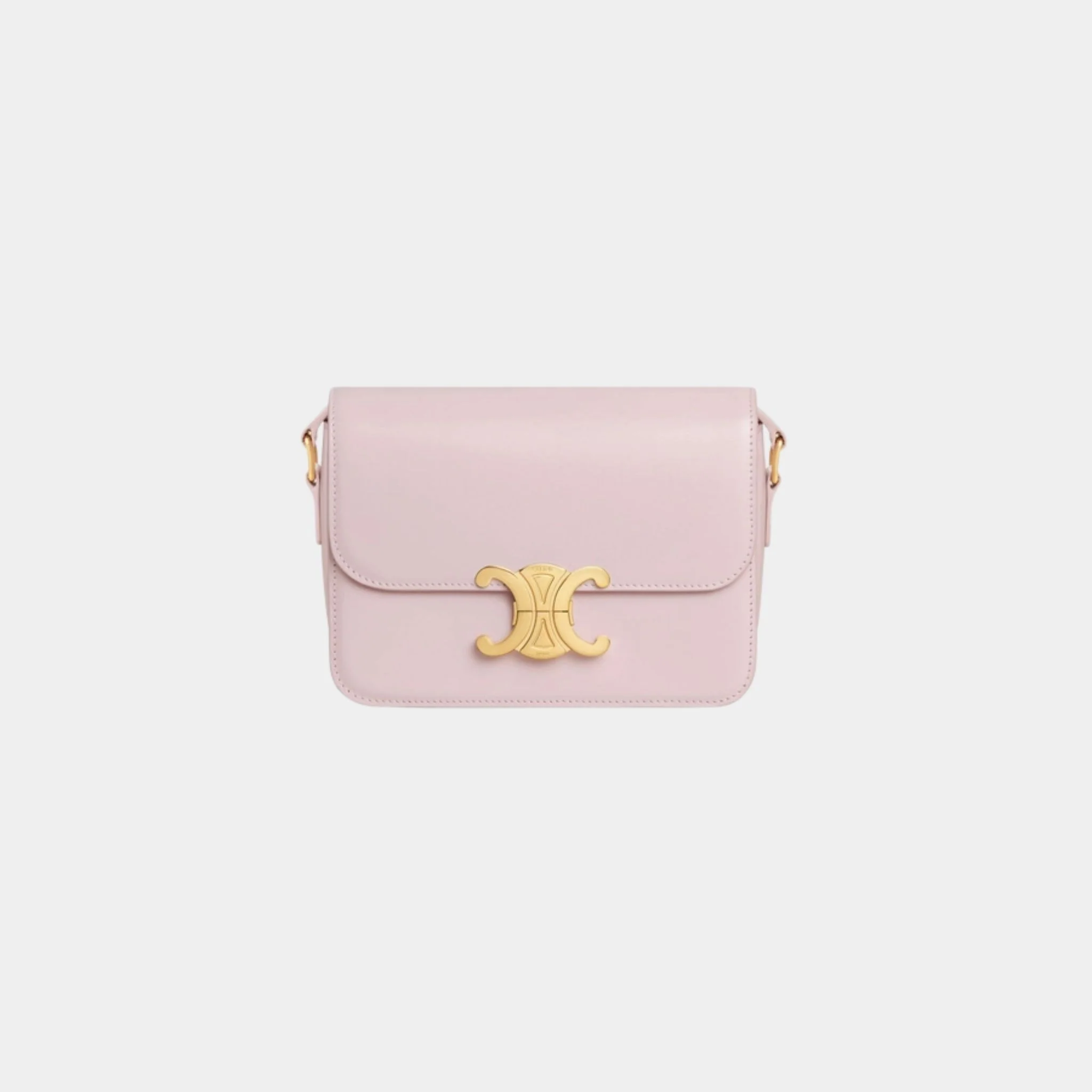 Teen Triomphe Bag In Shiny Calfskin Handbag - Image 9