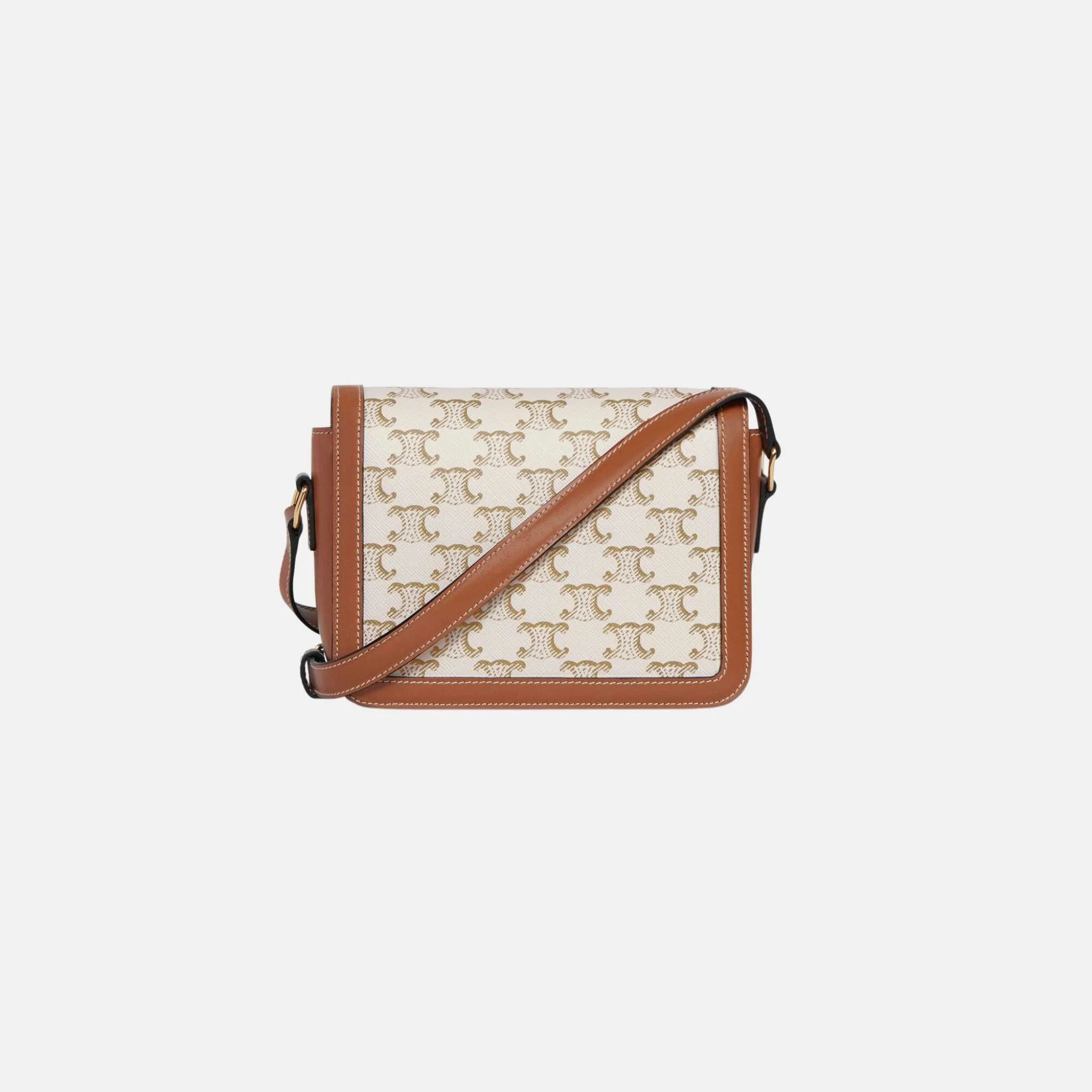 Teen Triomphe Bag In Triomphe Canvas And Calfskin - Image 5