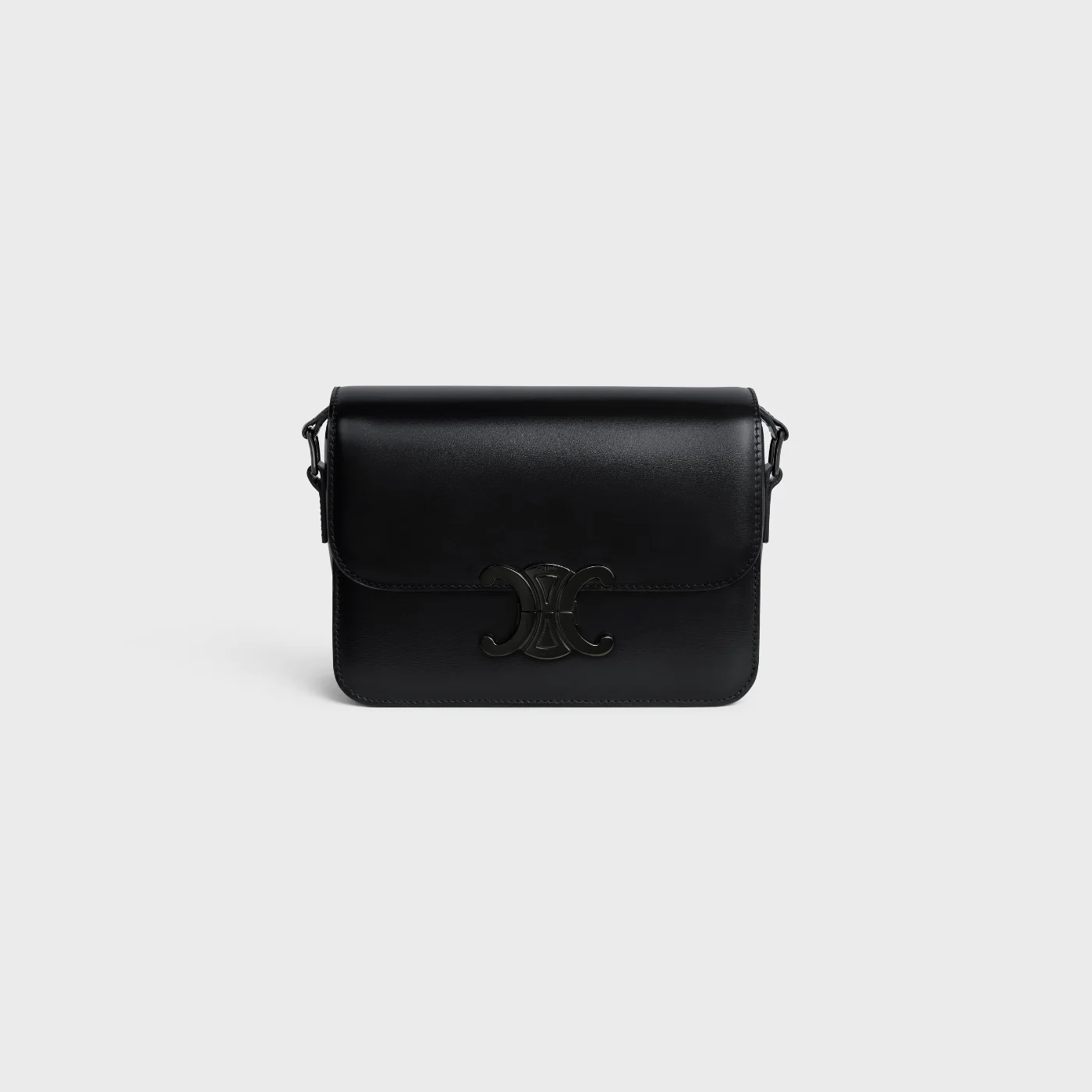Teen Triomphe Bag In Shiny Calfskin