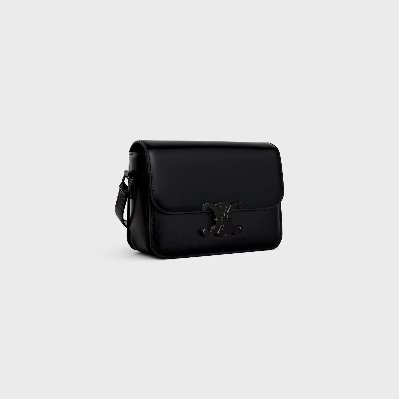 Teen Triomphe Bag In Shiny Calfskin - Image 2