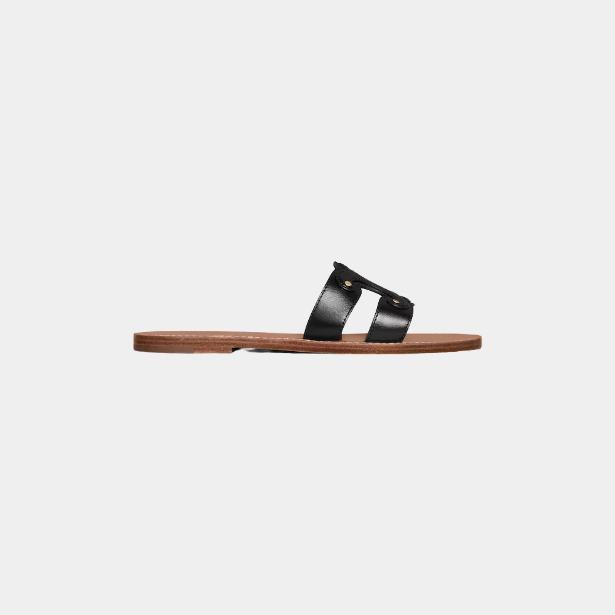 Celine Triomphe Mule In Calfskin - Image 4