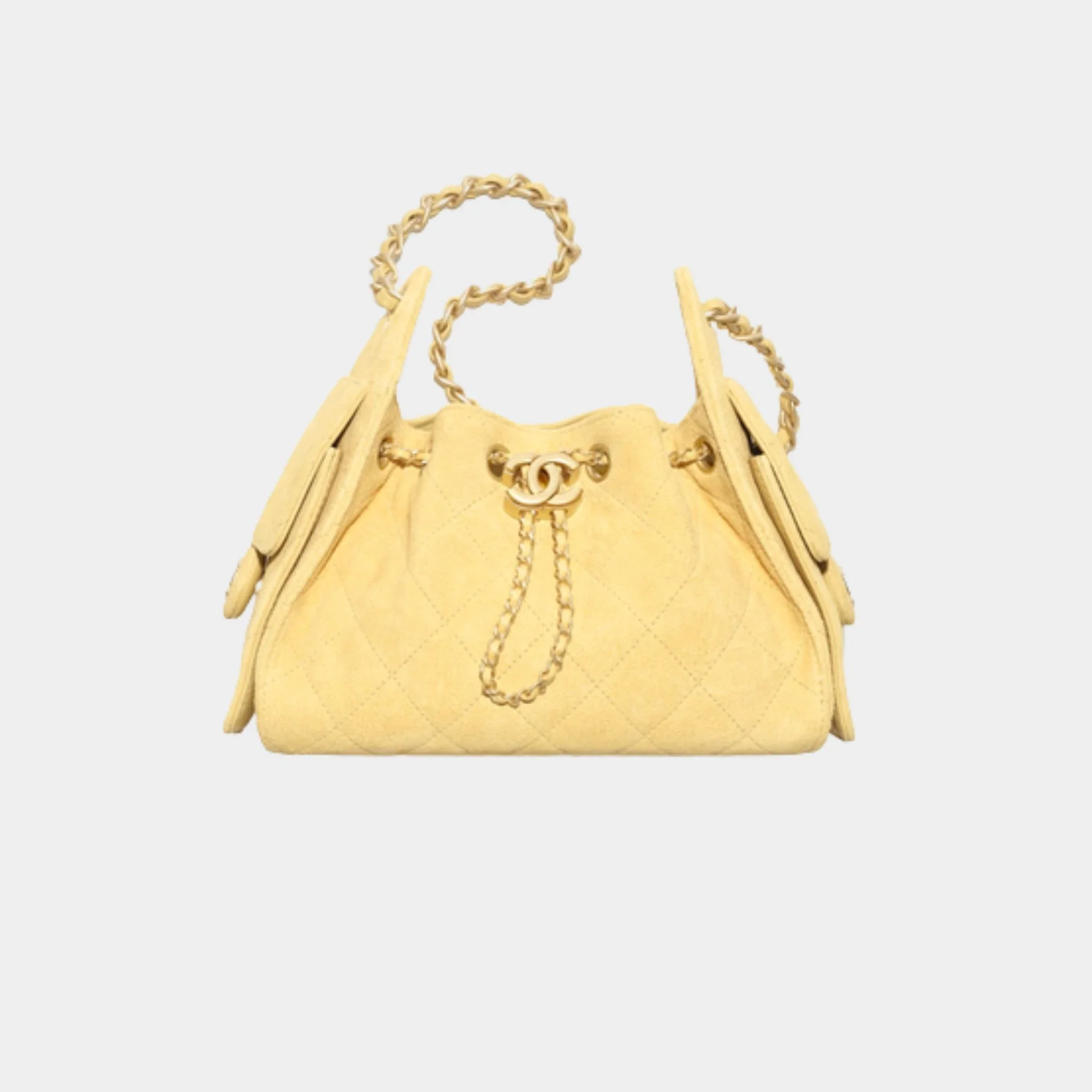 25 Mini Handbag Suede Calfskin & Gold Metal - Image 7