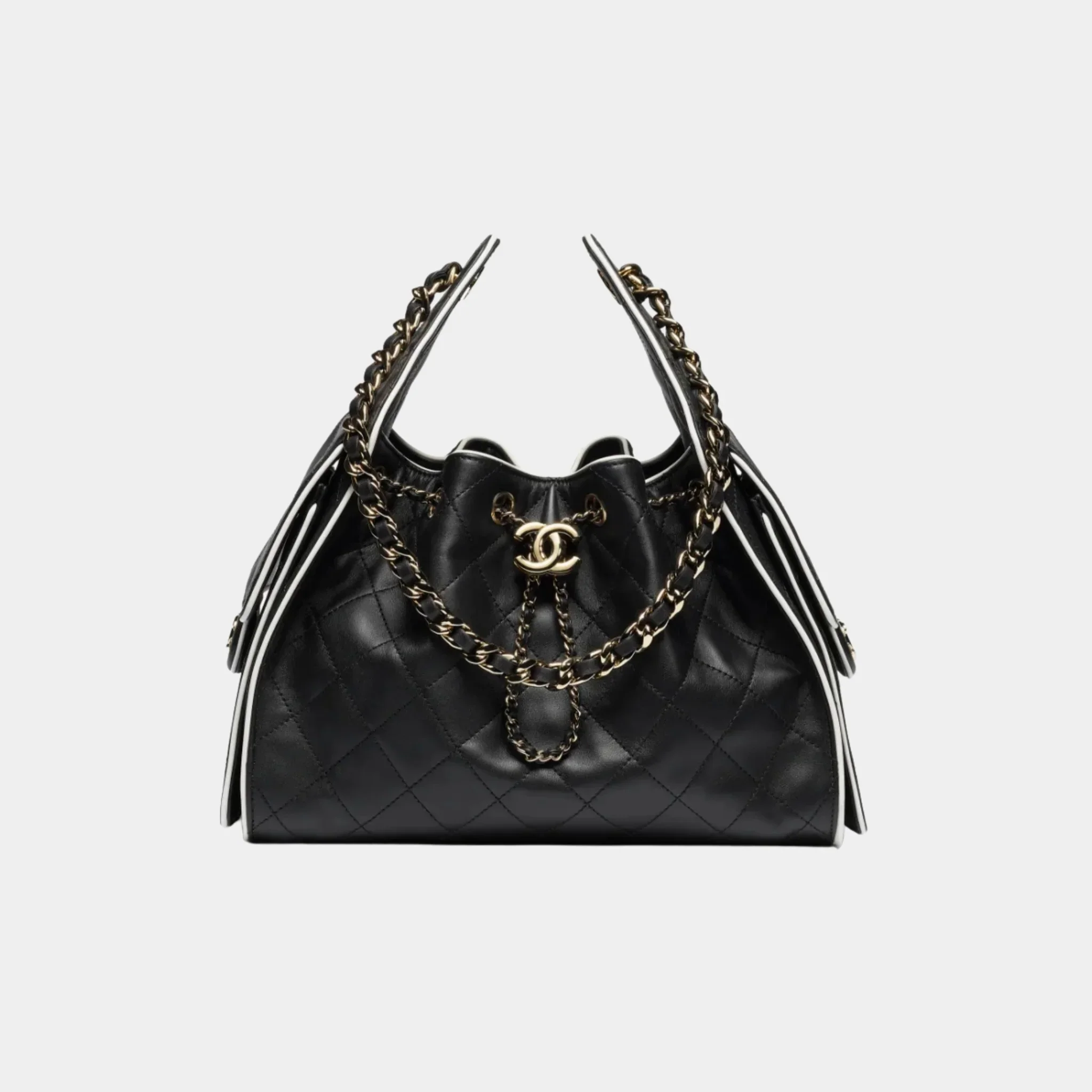 Chanel 25 Small Handbag Calfskin & Gold-Tone Metal