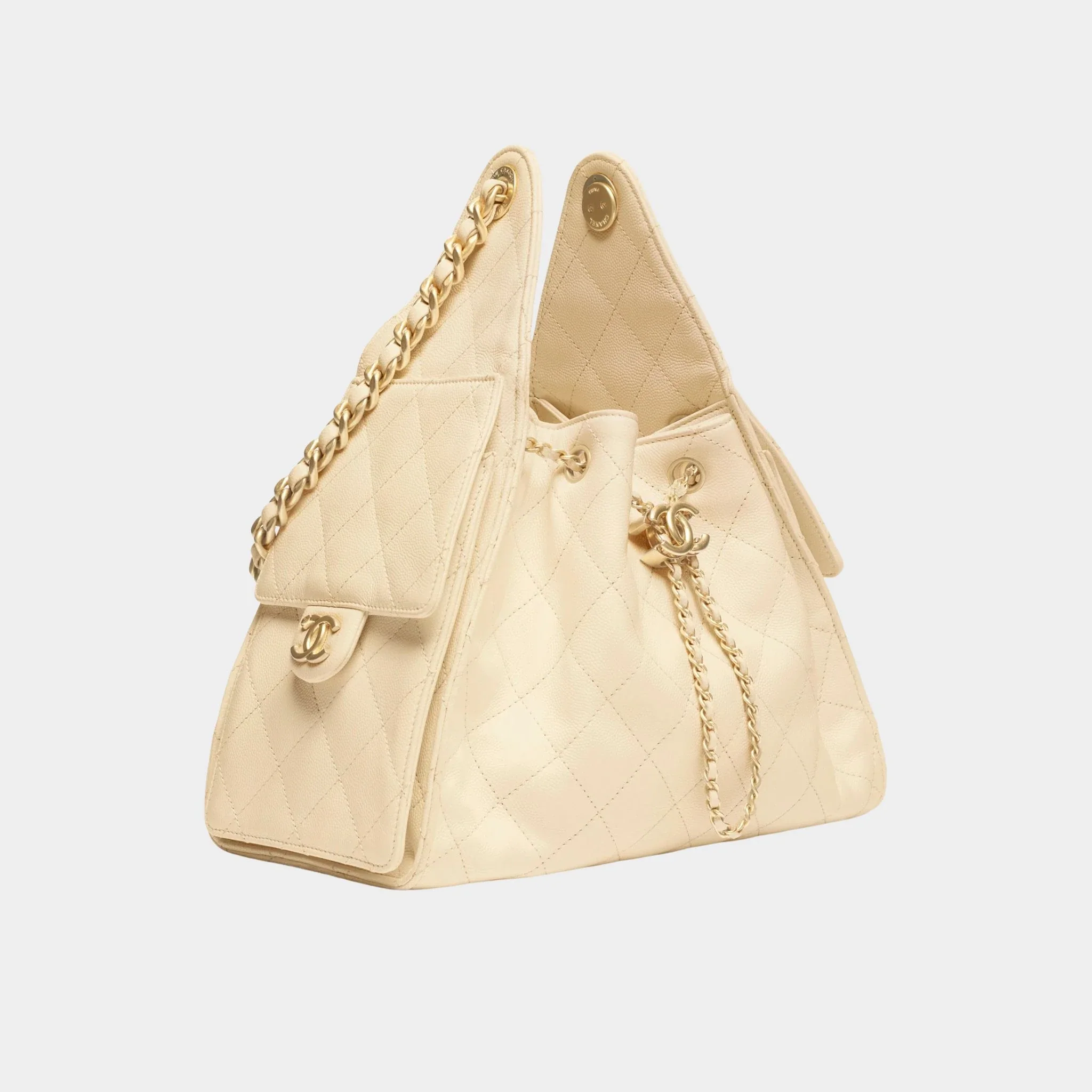 Chanel 25 Small Handbag Calfskin & Gold-Tone Metal - Image 10