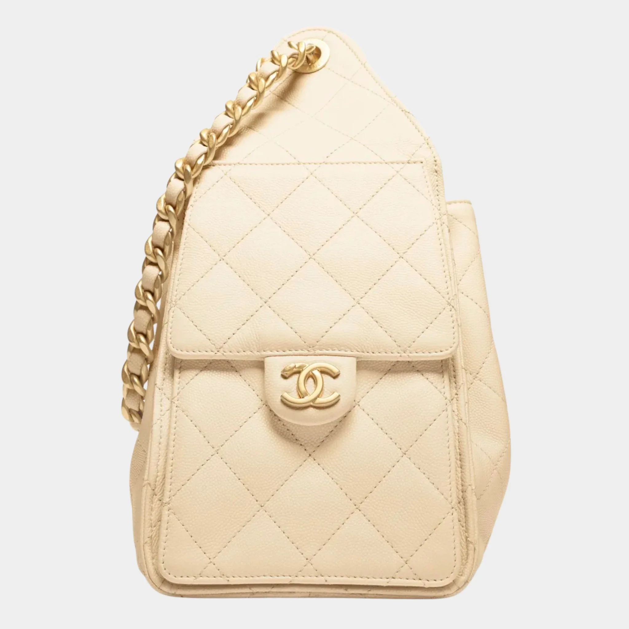 Chanel 25 Small Handbag Calfskin & Gold-Tone Metal - Image 12