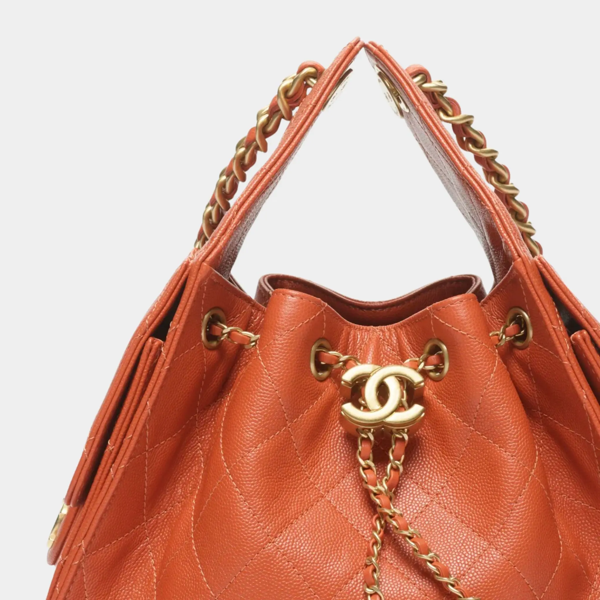 Chanel 25 Small Handbag Calfskin & Gold-Tone Metal - Image 6
