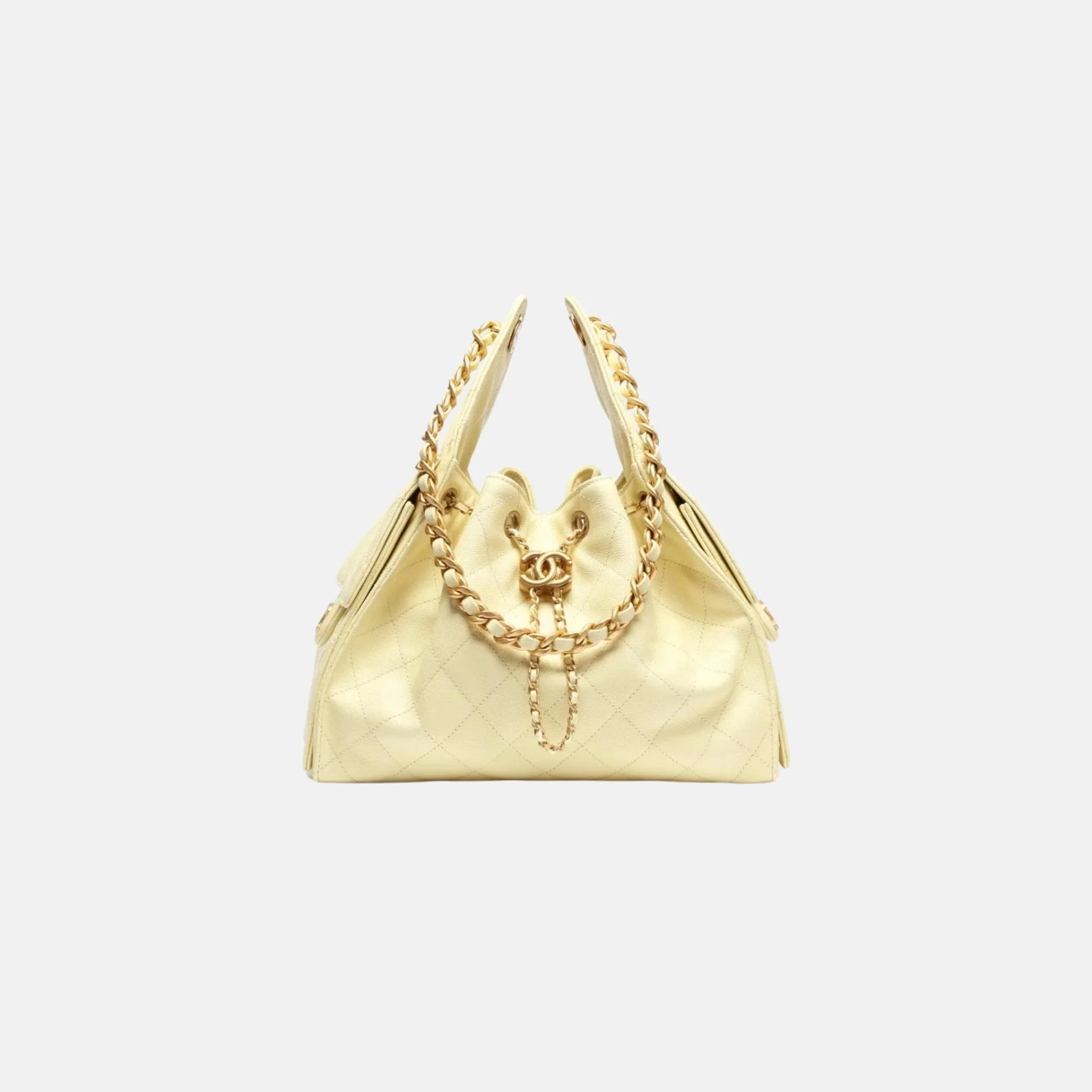 25 Small Handbag Grained Calfskin And Gold-Tone Metal - Image 10